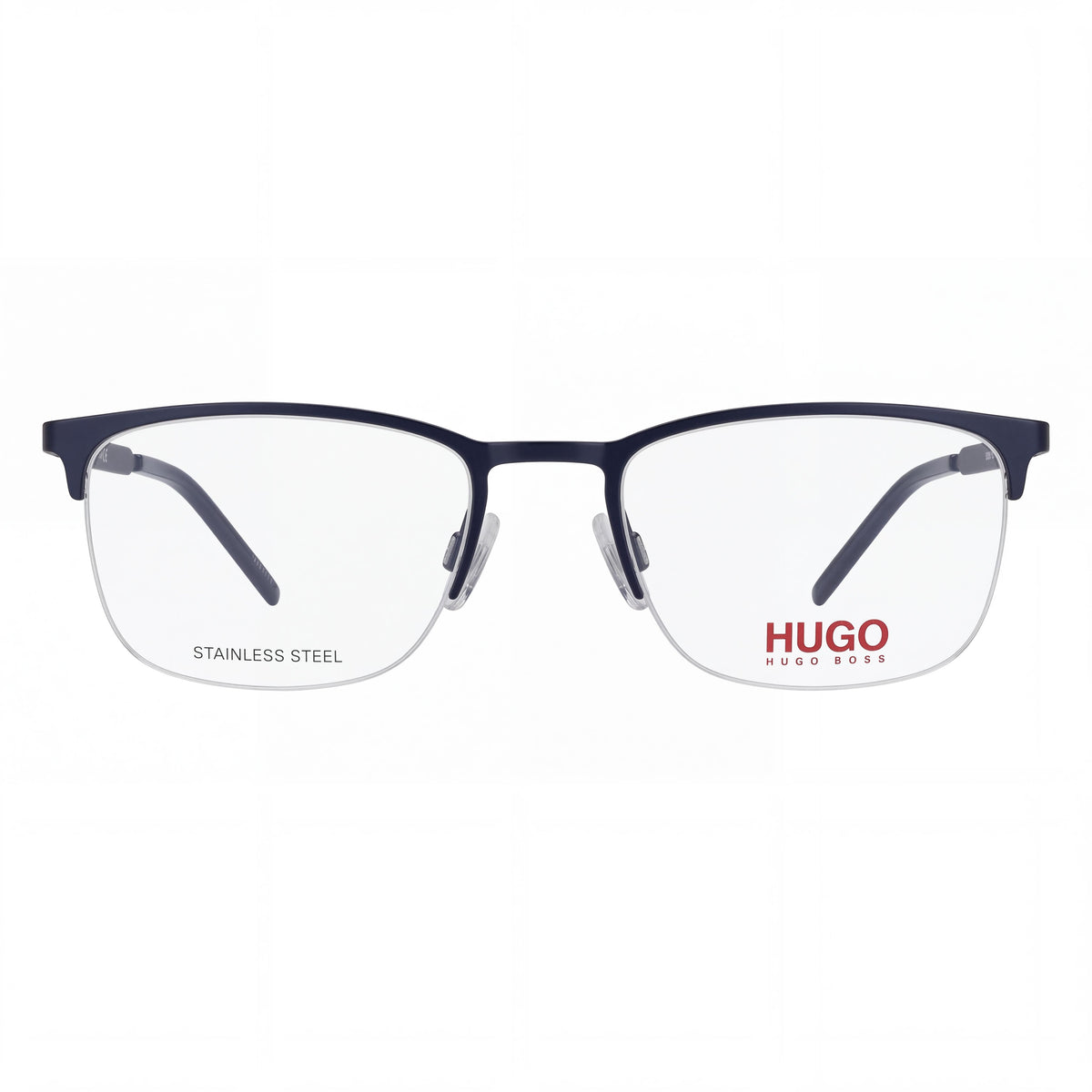 Montura óptica unisex Hugo Boss Hg 1019 en negro mate, material de montura de metal, ancho de lente de 53 mm, lentes de policarbonato, Photo 2