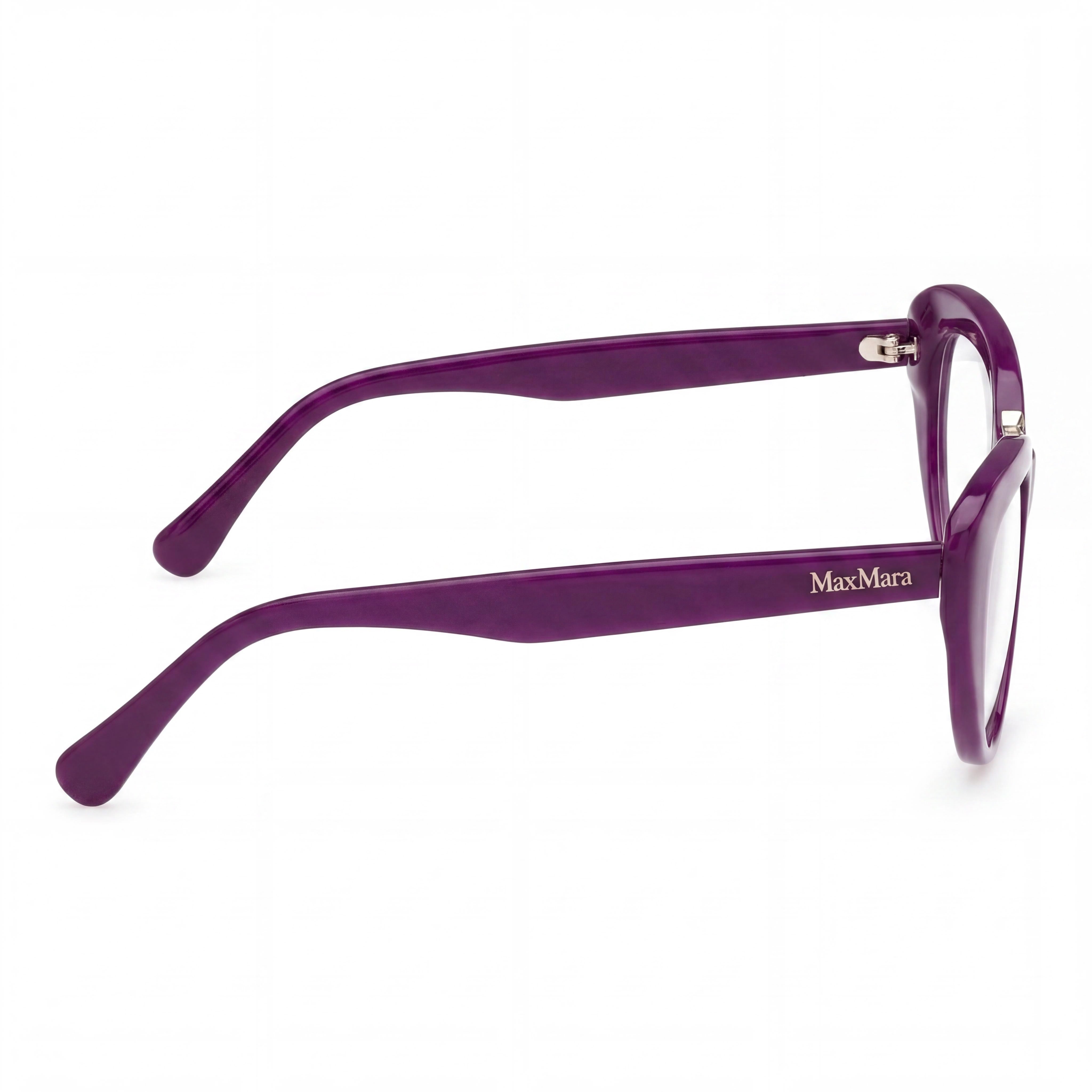 Gafas MaxMara MM5109-B para mujer, montura de plástico violeta brillante, lentes multicolor, 2mm-16mm-145mm, Photo 2