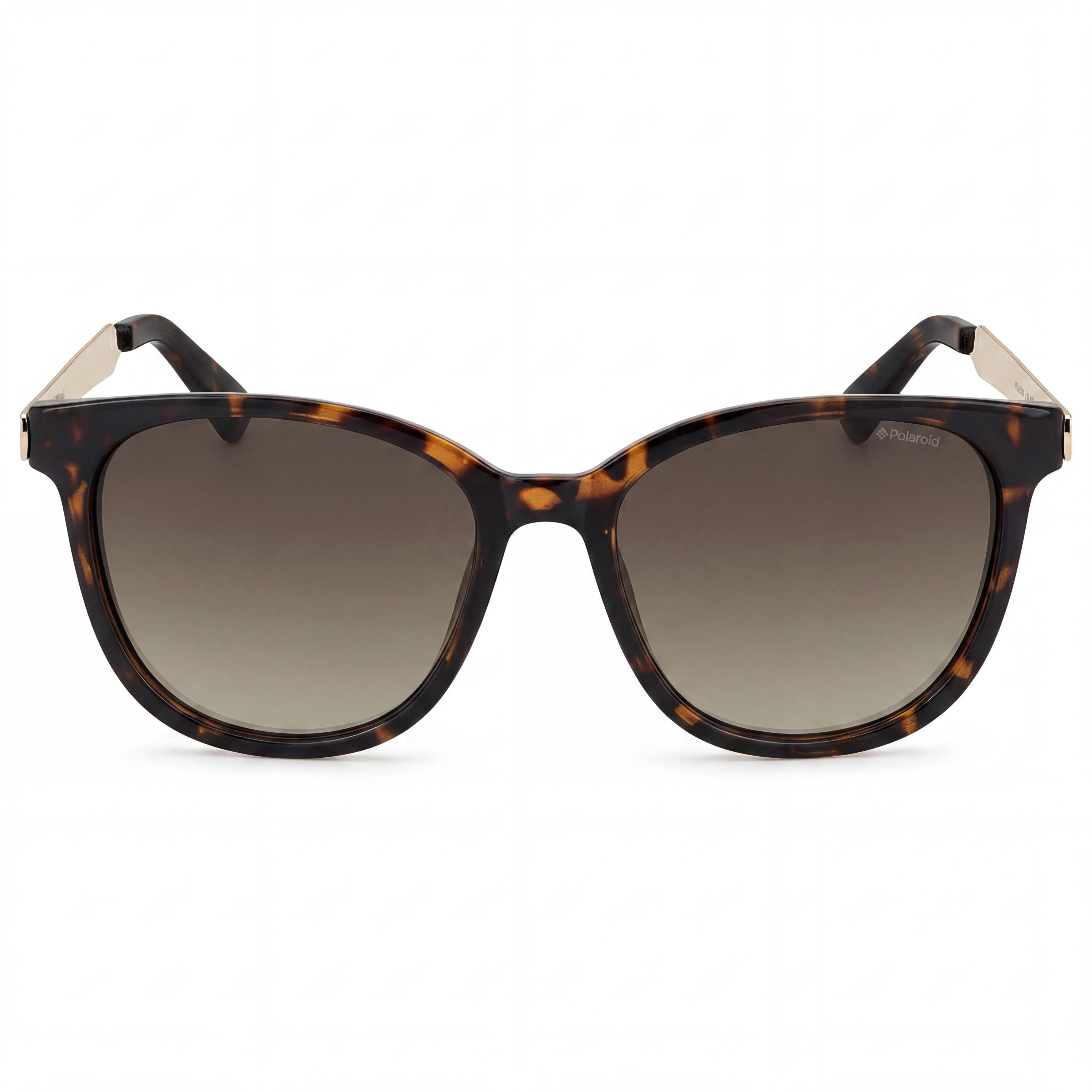 Gafas de sol Polaroid Pld 4125/G/S para mujer, color blanco y marrón, con montura de CO-POLYESTER ecológico, lentes marrones con protección UV, 52 mm, Photo 2
