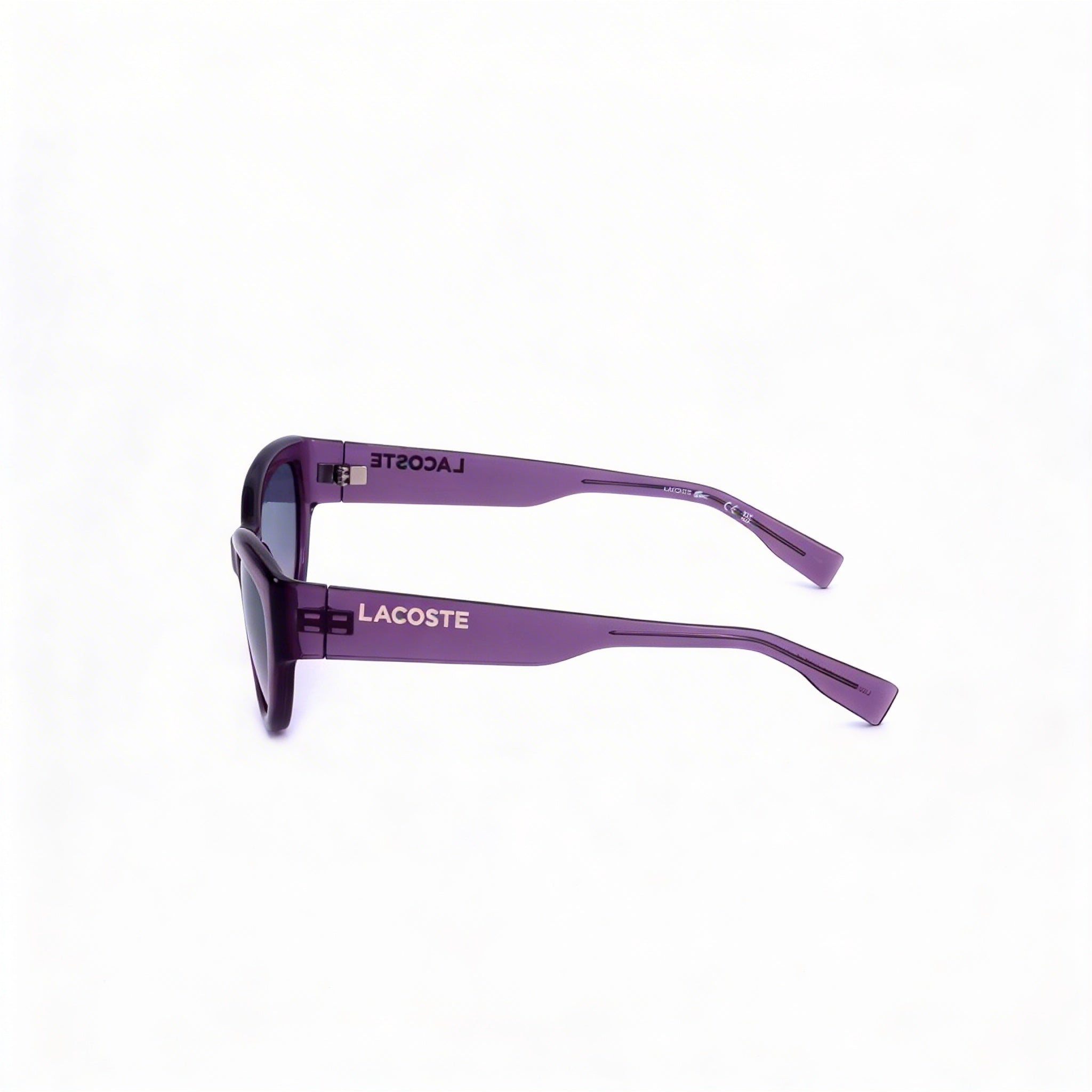 Lacoste Women's L6013s Multi-Coloured Iniettato Frame 100% UV Protection Transparent Purple Lens 54mm Sunglasses, Photo 3