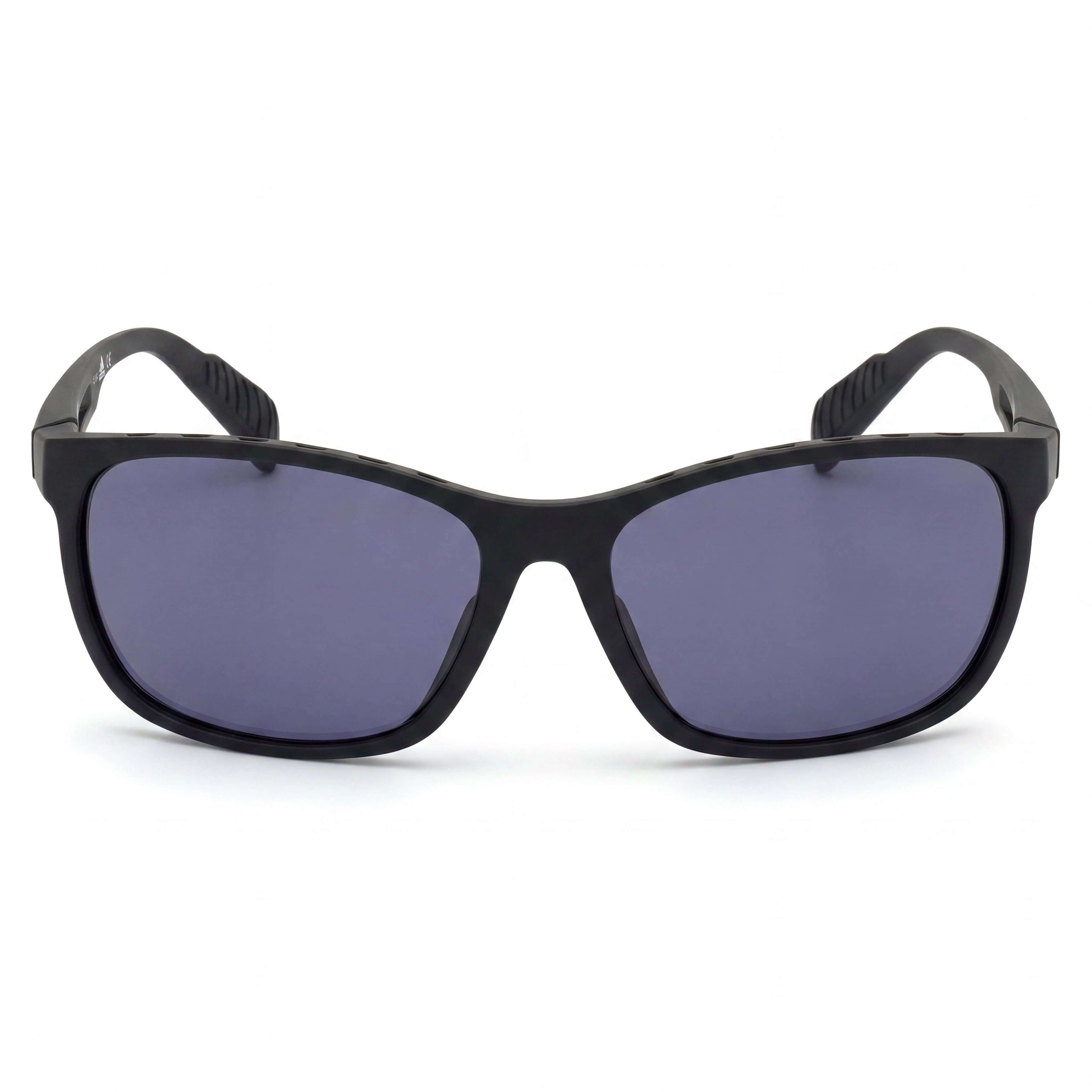 adidas Contemporary Men's Matte Black Plastic Frame Smoke Polycarbonate UV Protection Sunglasses 62mm, Photo 2