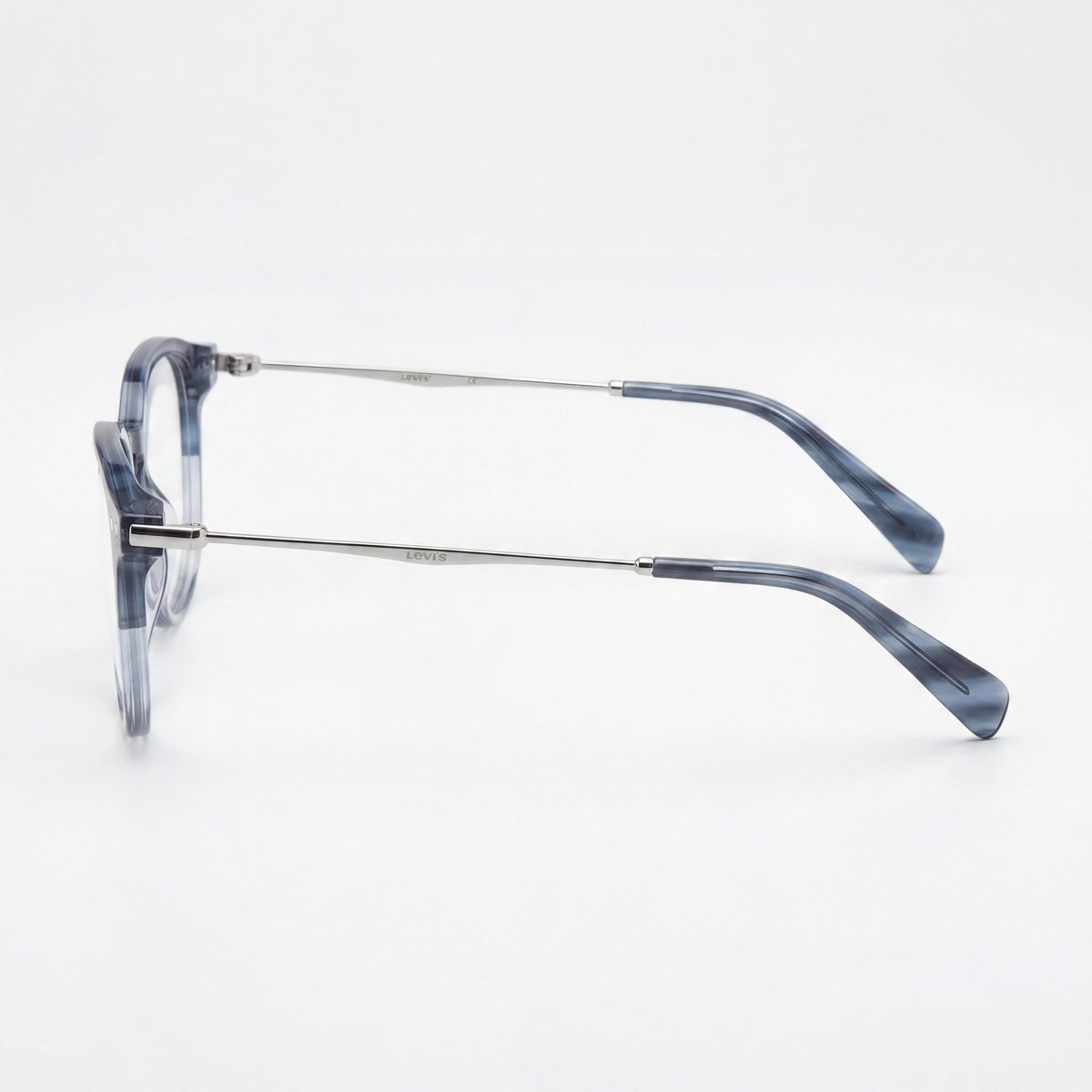 Levi's Women's Non- Blue Horn Plastic Prescription Eyeglasses with Signature Logo 51mm, Photo 3