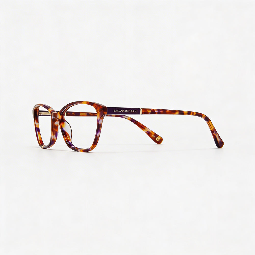 Anteojos de prescripción multicolor Bree para hombre con lentes de policarbonato transparentes de 53 mm