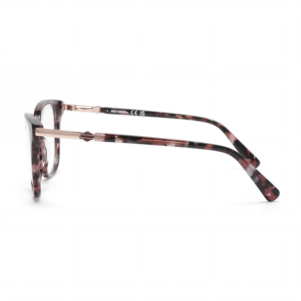 Harley-Davidson Hd0577 Unisex Bordeaux Plastic Frame Lenses Eyewear with 55mm Lens Width