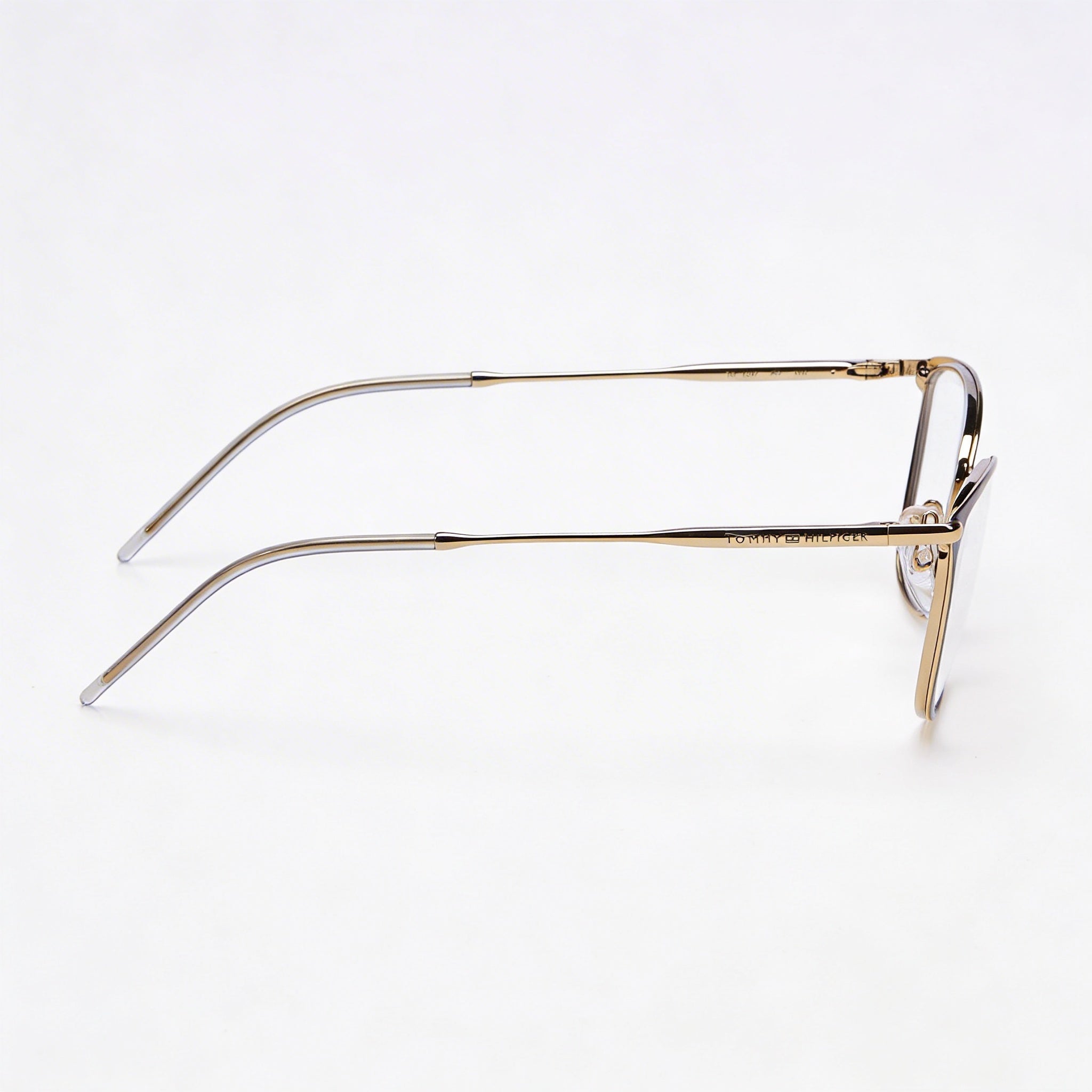 Gafas de sol Tommy Hilfiger Th 1637 unisex con montura de aleación de acero en color oro y gris con lentes de policarbonato de 53 mm, Photo 3