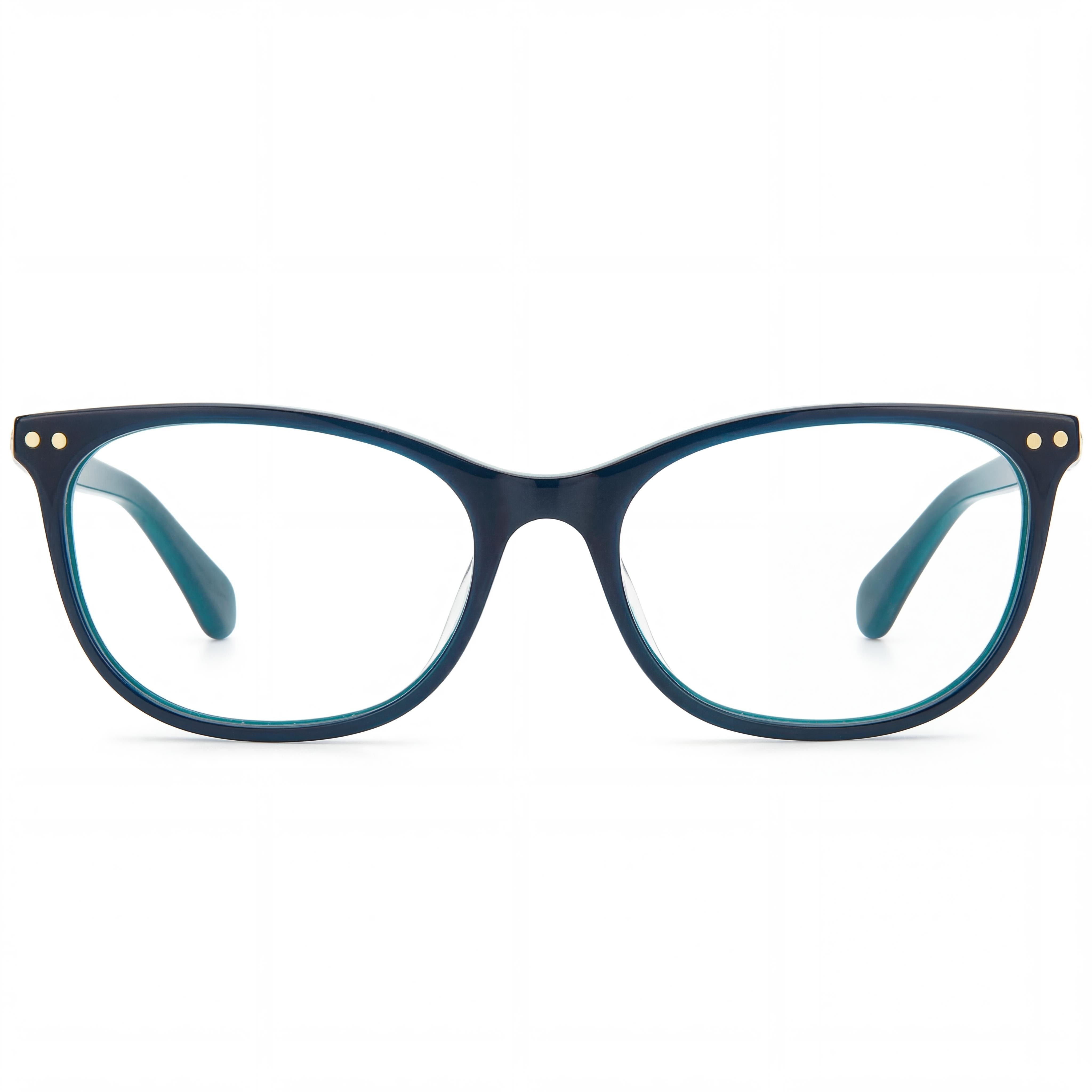 Gafas de acetato Kate Spade New York Raelynn para mujer, color verde azulado y negro, 51 mm, Photo 2