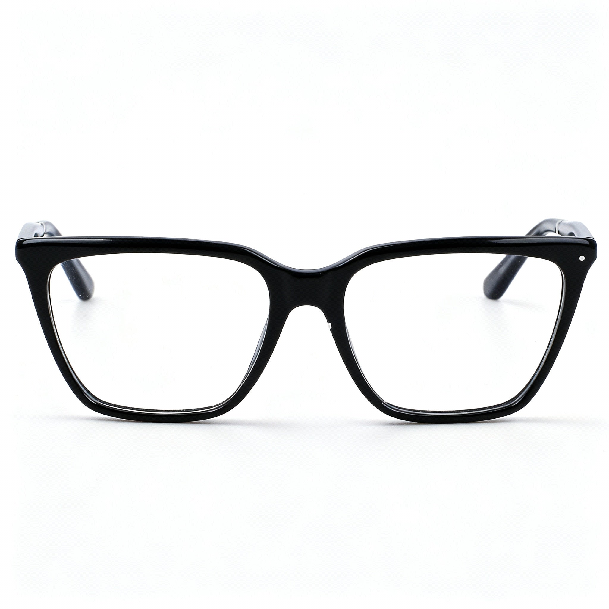 Calvin Klein Ck23513 Unisex Acetate Optical Eyeglasses with Black Frame and Black Lenses, 54mm, Photo 3