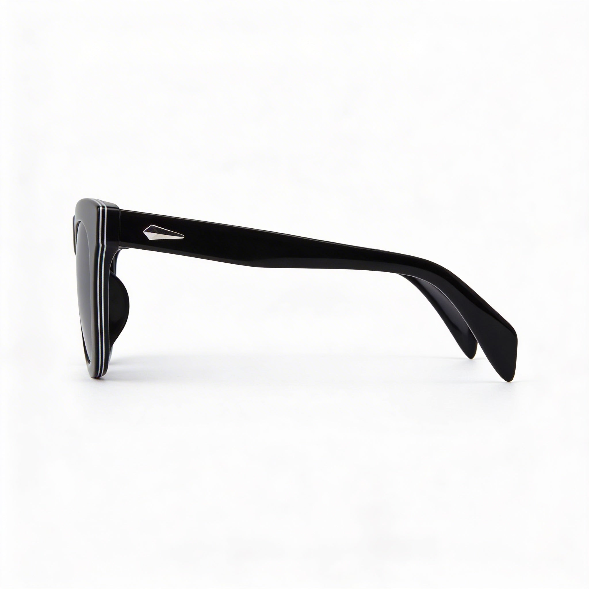 Rag & Bone RNB1086S Casual Unisex Black Ecological oil Grey Lens Sunglasses 52-19-145, Photo 3