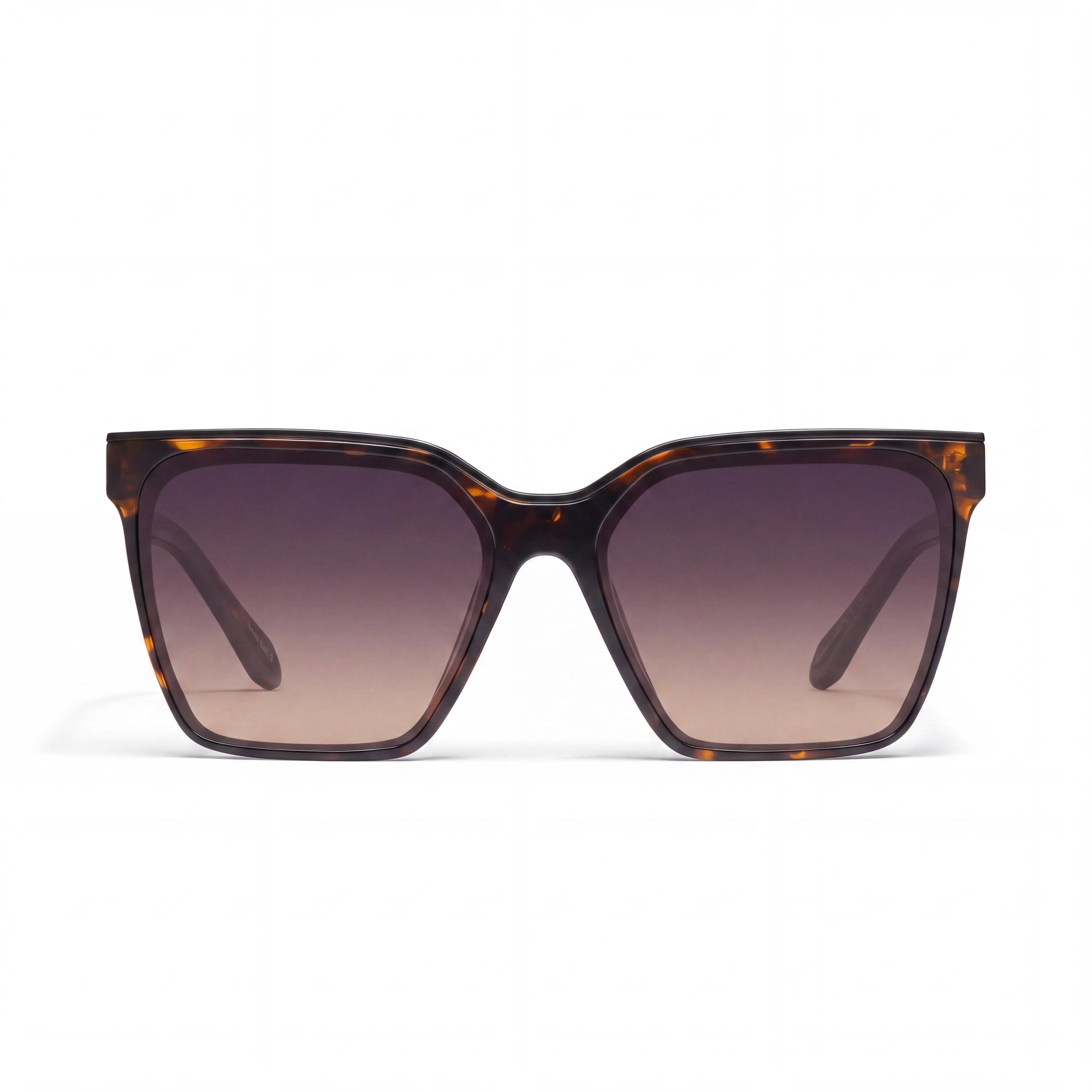 QUAY AUSTRALIA Level Up Women's Tortoise Square Sunglasses, Smoke Taupe Polarized UV Lenses 58mm, Photo 2
