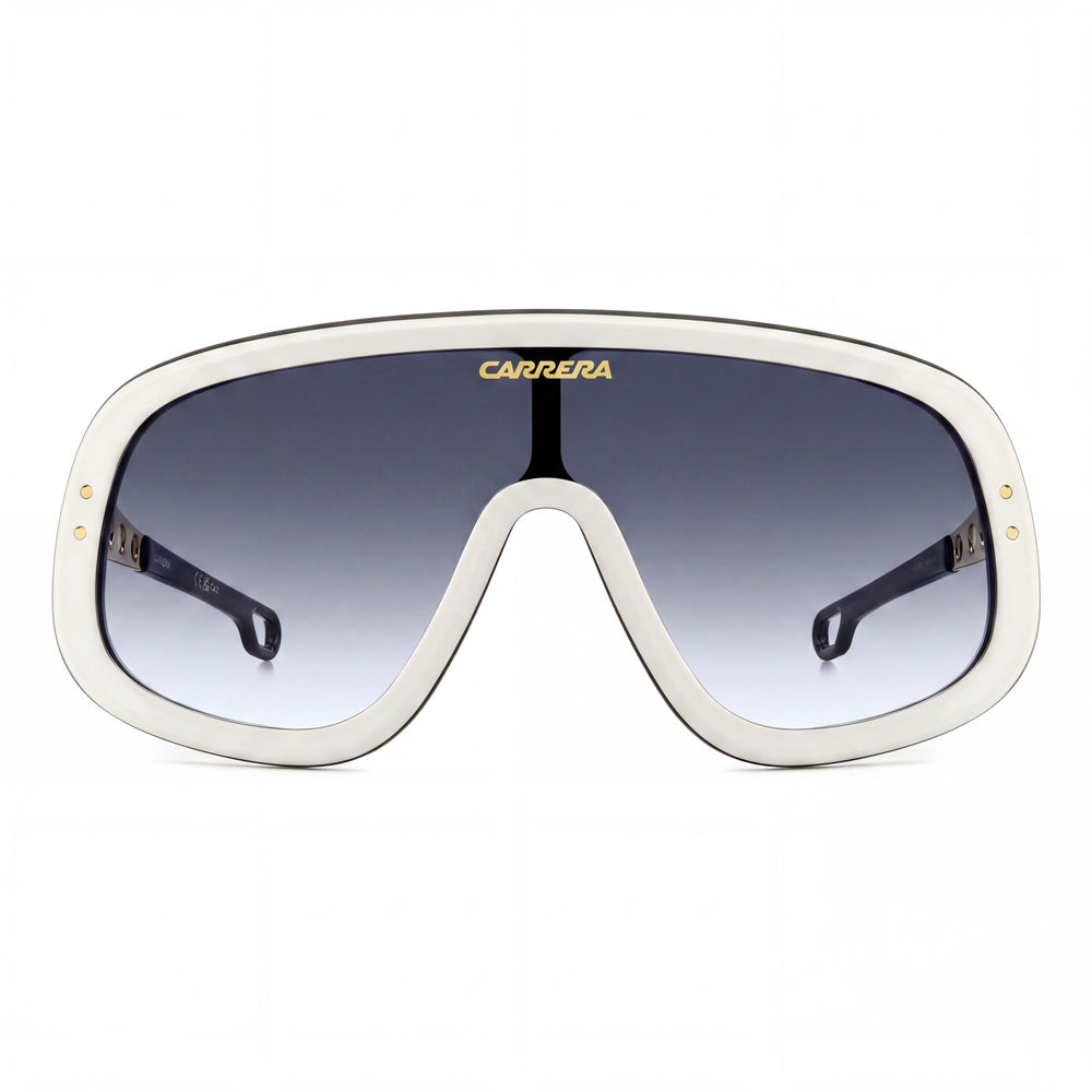 Gafas de sol Carrera modernas unisex, montura dorada, lentes azul oscuro degradadas, metal o TR90, 99/01/140