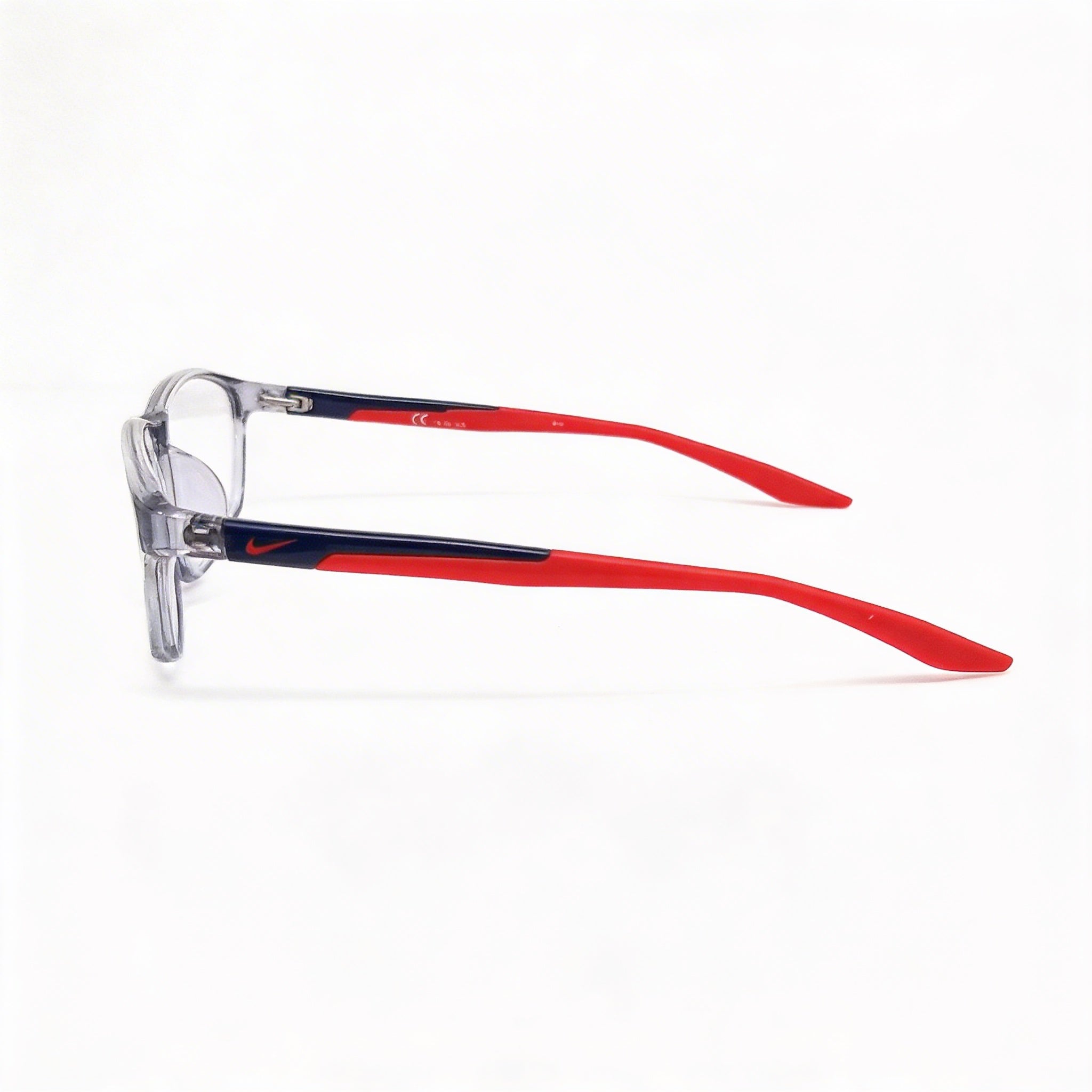Nike 7130af Men's Eyewear featuring Light Grey Plastic Frame and 57mm Non- Polycarbonate Lenses, Photo 3
