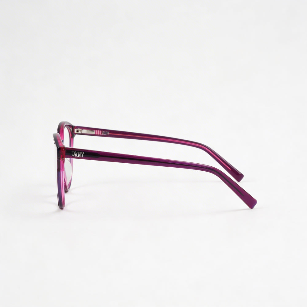 Gafas de vista DKNY Dk5070 para mujer con montura metálica en tonos baya y lentes transparentes, talla 50-18-140