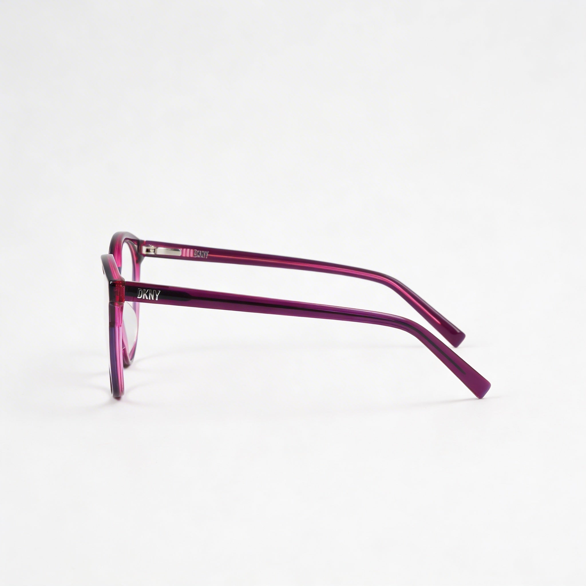 Gafas de vista DKNY Dk5070 para mujer con montura metálica en tonos baya y lentes transparentes, talla 50-18-140, Photo 3