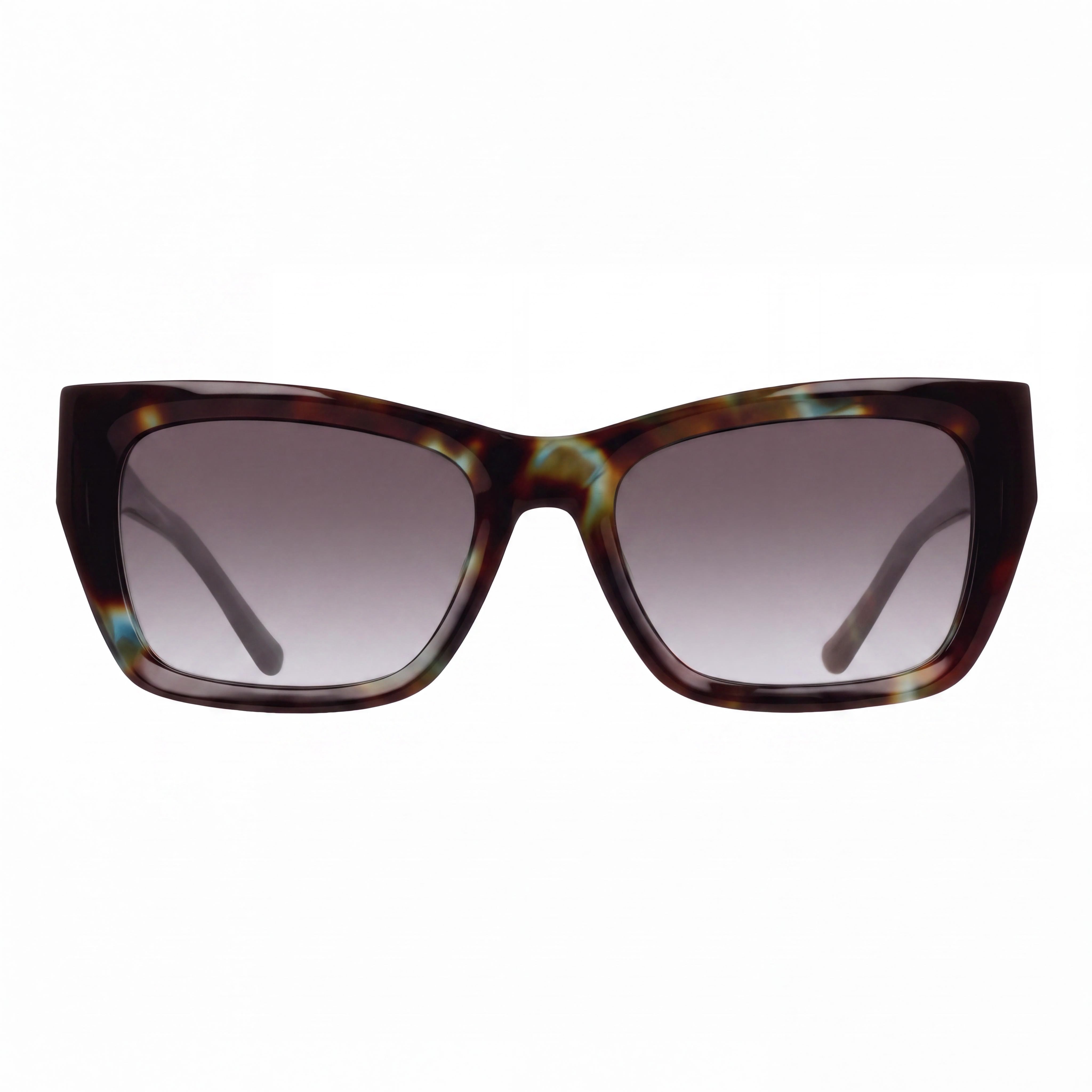 Donna Karan Do519s Women's Acetate Eyewear with Blue Tortoise Frame and Blue Smoke Gradient Lenses 55-19-140, Photo 2