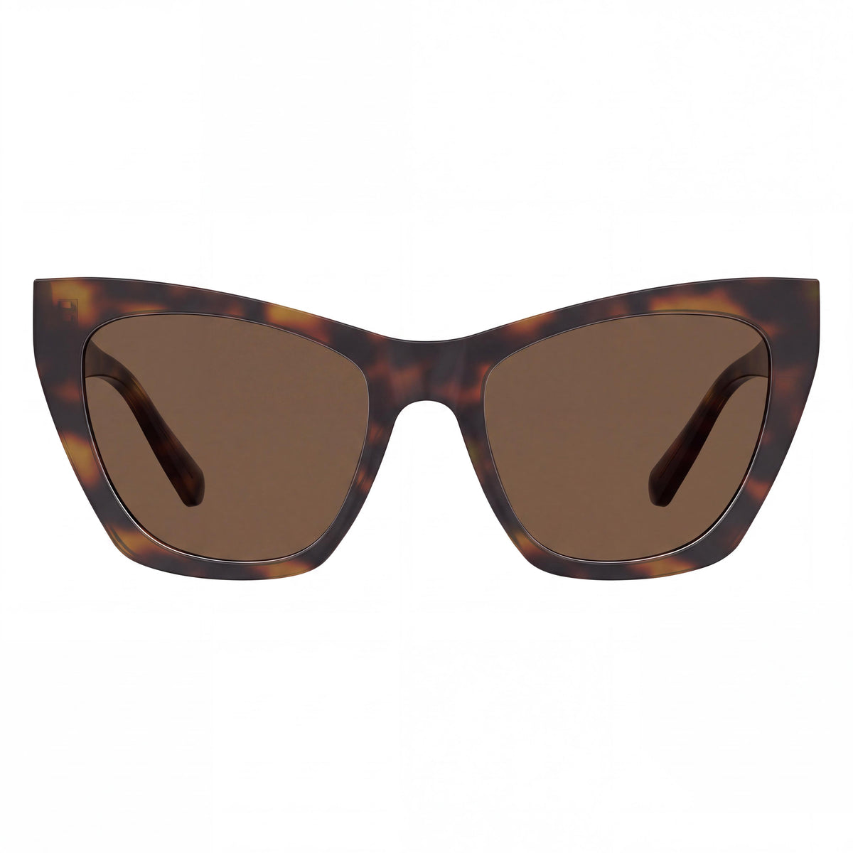 Love Moschino MOL070/S Women's Cat Eye UV Protected Sunglasses, Plastic Frame, Havana Brown, 53mm, Photo 2