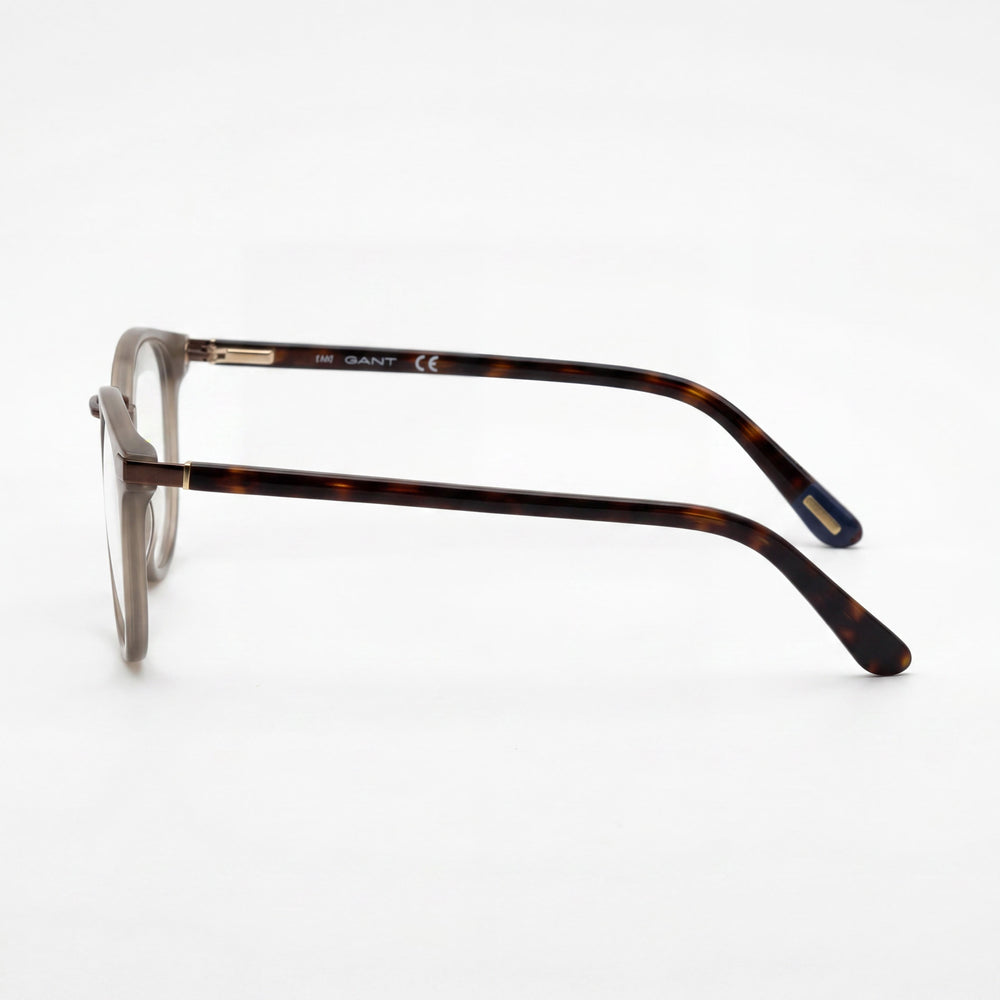 GANT Ga3115 Men's Grey Plastic Frame Eyeglasses with Clear Polycarbonate Lenses, Size 55-17-140mm