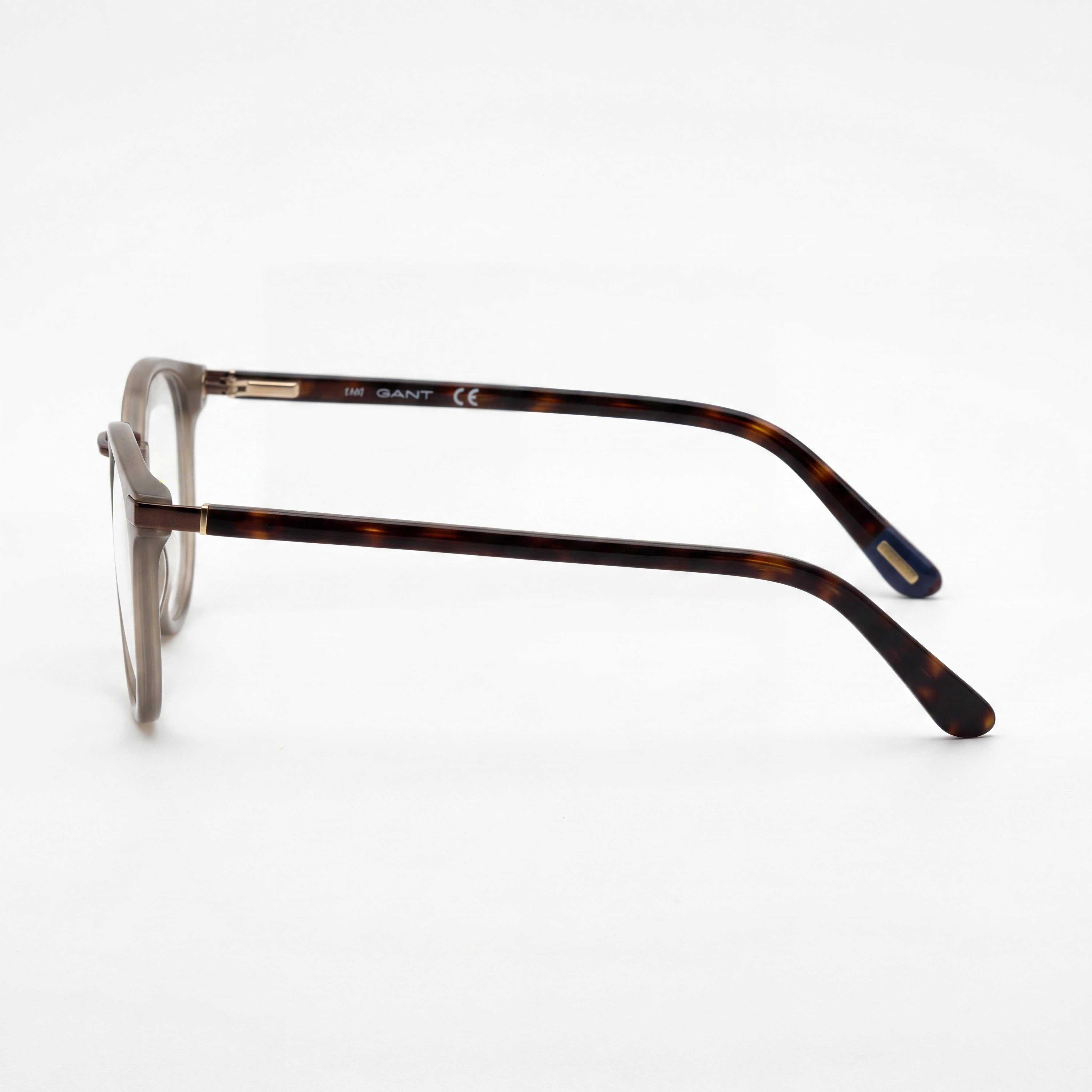 GANT Ga3115 Men's Grey Plastic Frame Eyeglasses with Clear Polycarbonate Lenses, Size 55-17-140mm, Photo 2