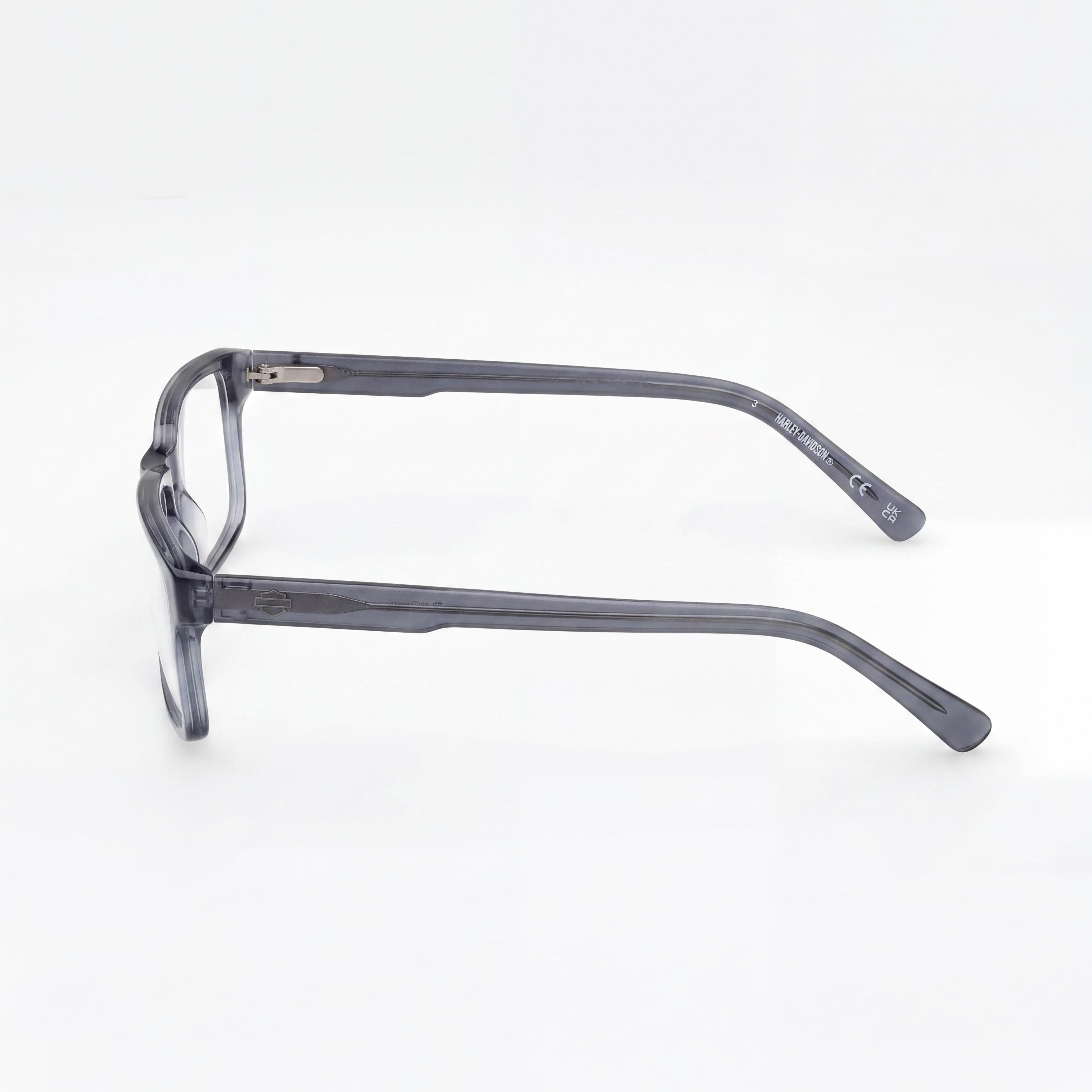 Harley-Davidson Rugged Modern Style Eyewear, Designed for Unisex Wearers, with a Shiny Blue Frame Color, Photo 3