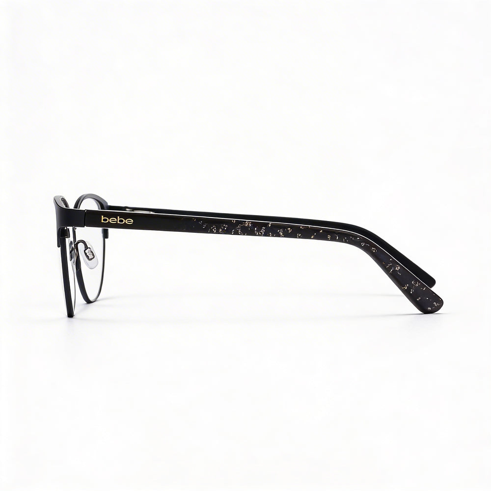 Gafas bebe Bb5202 de metal ligero para hombre con lentes de policarbonato transparente (lente 53mm, puente 16mm, patilla 140mm)