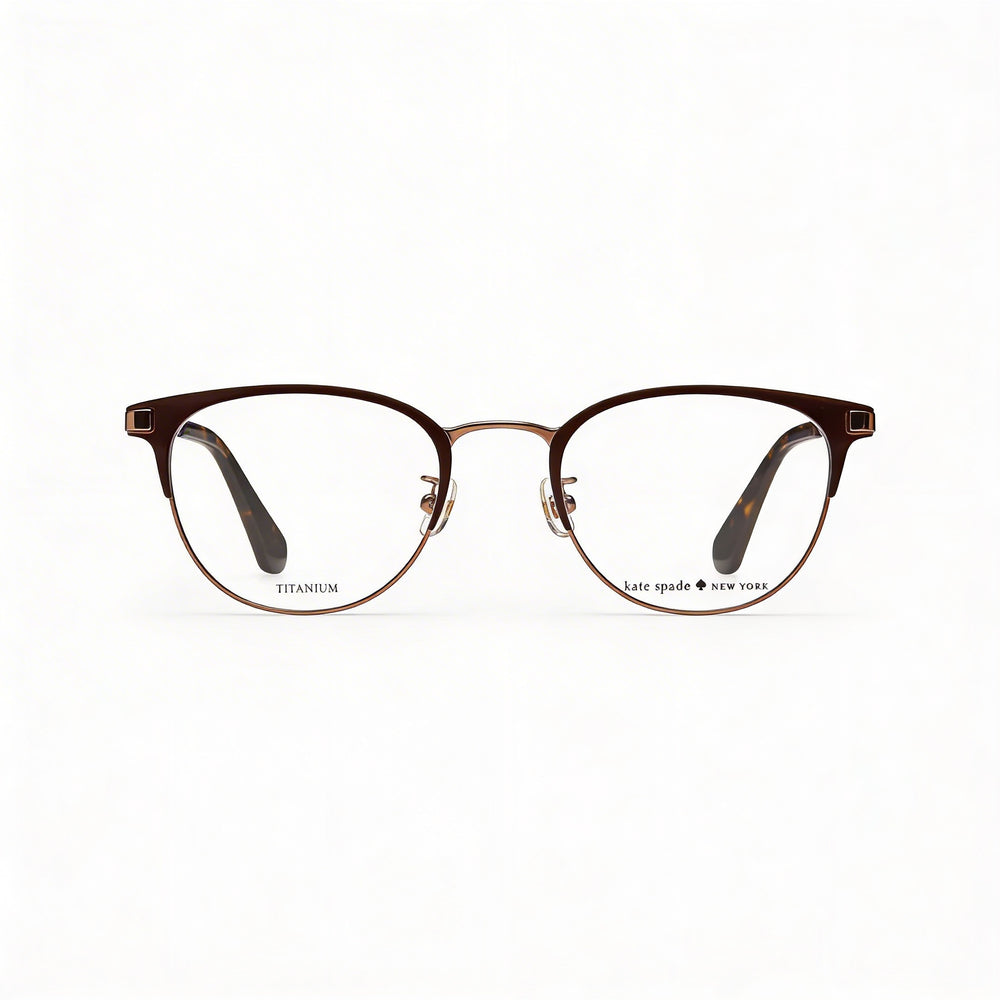 kate spade new york Danyelle/F Gafas de titanio color marrón Habana de 49 mm para mujer