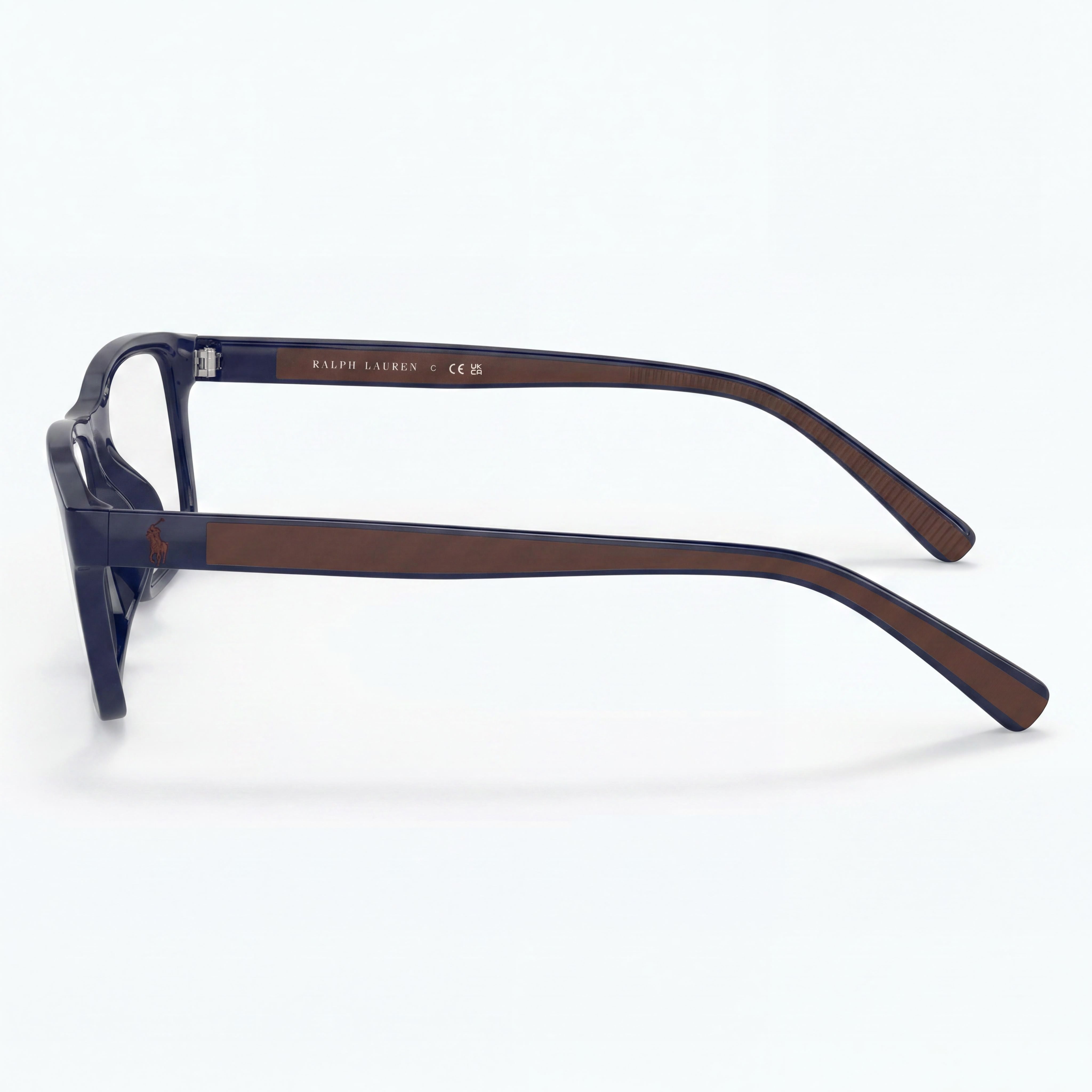 POLO RALPH LAUREN Ph2274u Montura de Plástico para Gafas Graduadas de Mujer Ajuste Universal Azul Marino Brillante 54mm, Photo 2