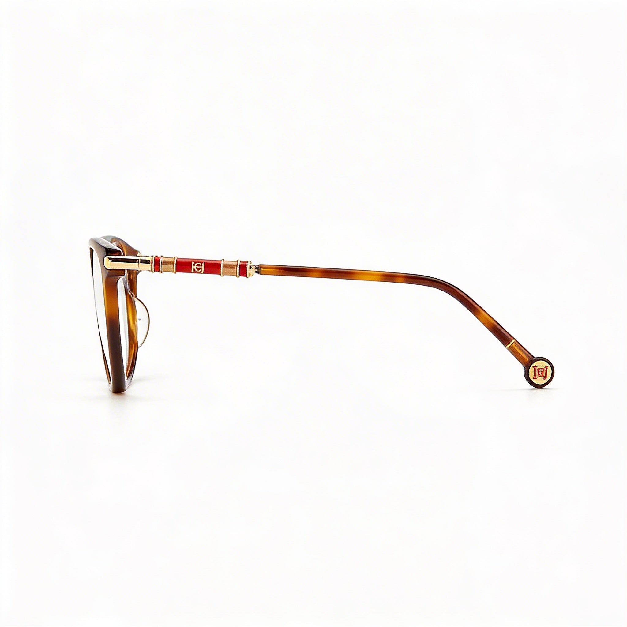 Gafas de sol Carolina Herrera Ch 0027 para mujer, de plástico, rectangulares, color oro habana, 55 mm, Photo 3