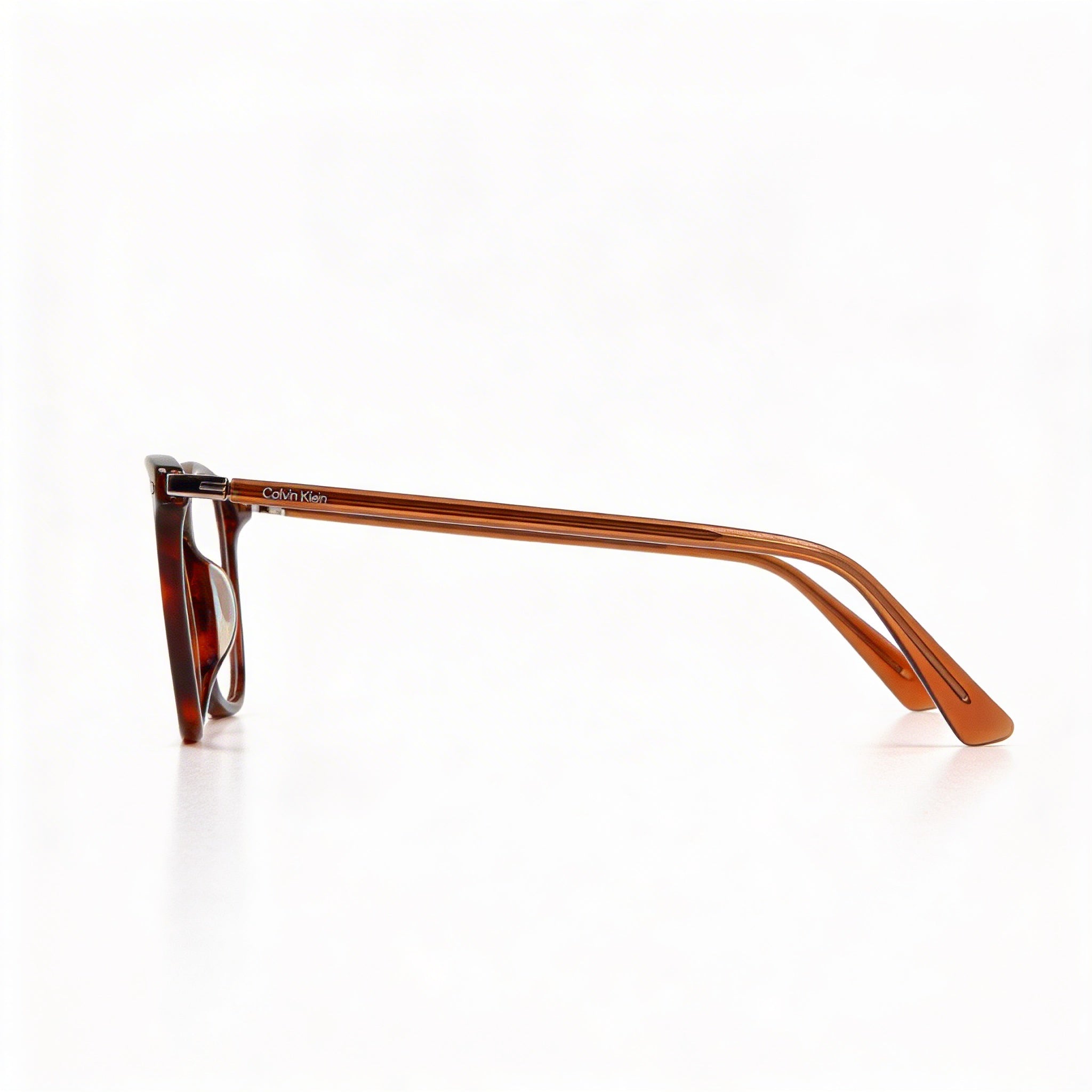 Calvin Klein Ck22541 Unisex Metal Frame Sunglasses with Dark Tortoise Finish, Lens Width 53mm, Photo 3