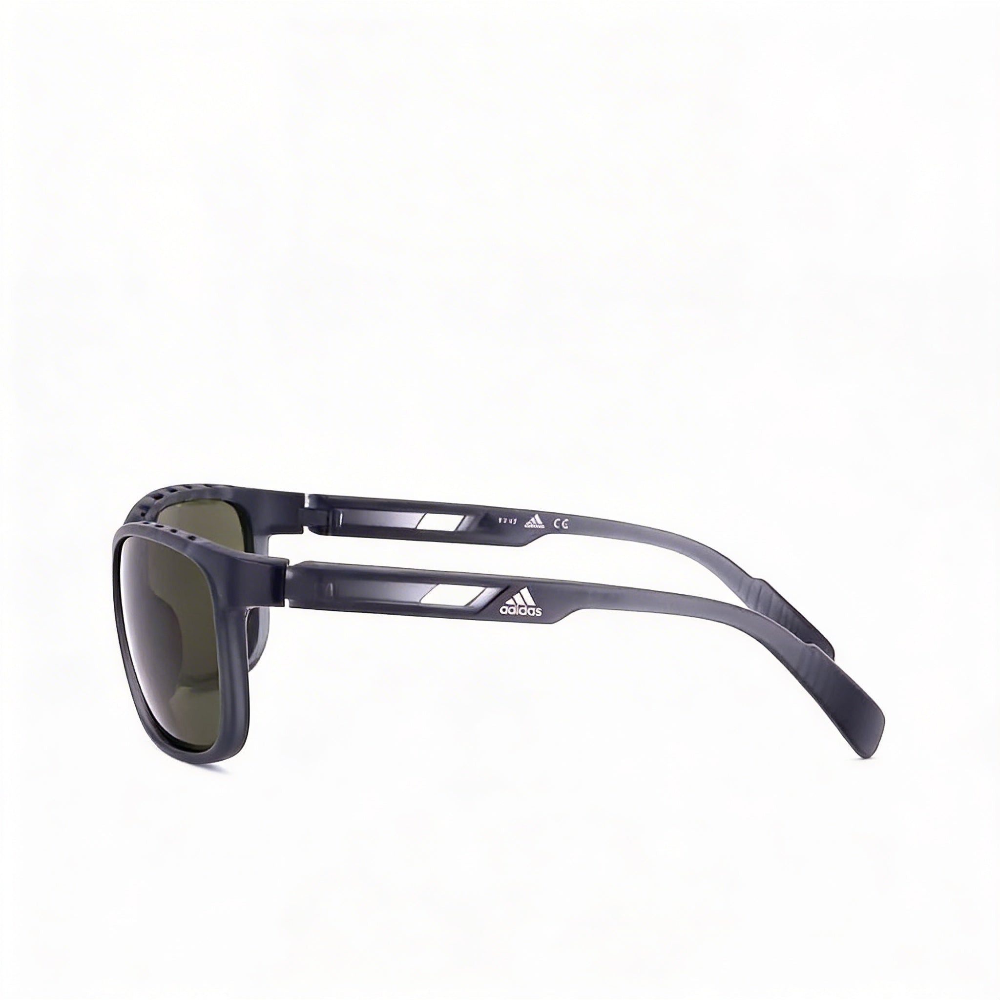 Gafas de sol Adidas Classic para hombre, montura de plástico gris y verde, lente verde 62mm, Photo 3