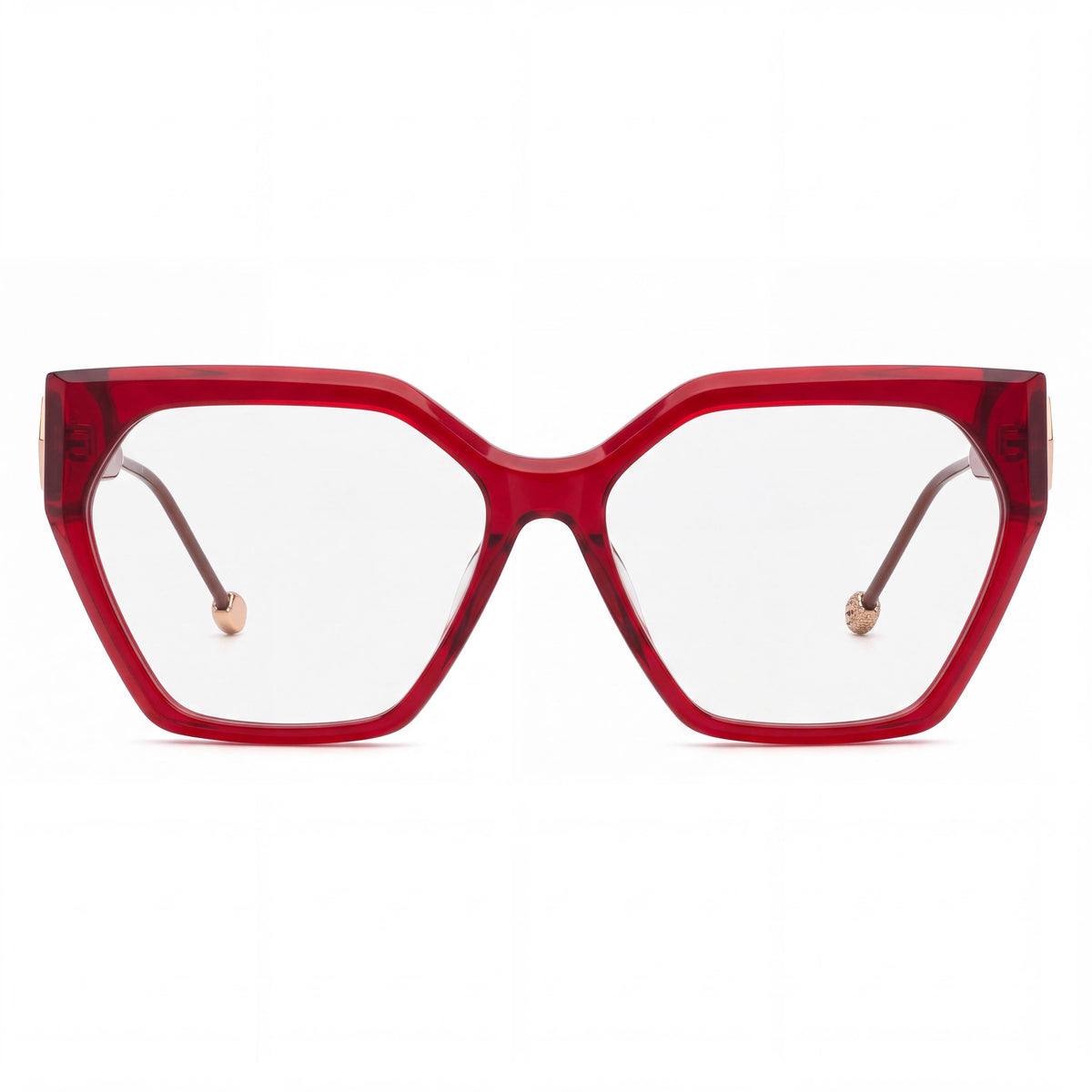 Philipp Plein Vpp068s Women's Classical Acetate Bordeaux Red Gradient UV Protected Sunglasses 57mm, Photo 2