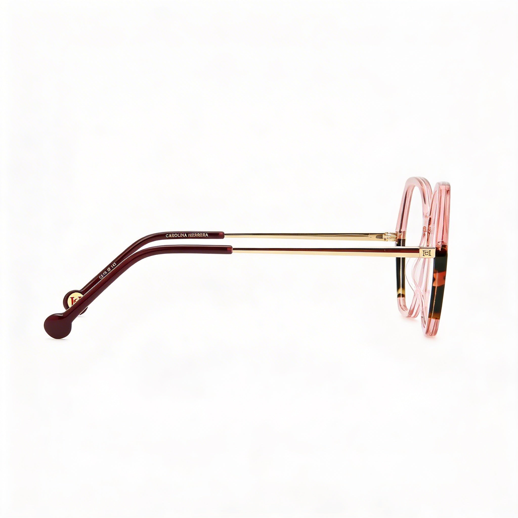 Carolina Herrera Gafas de Sol Casuales para Mujer Rosas Havana de Acetato Ligero No Polarizadas Lente de 53mm, Photo 3