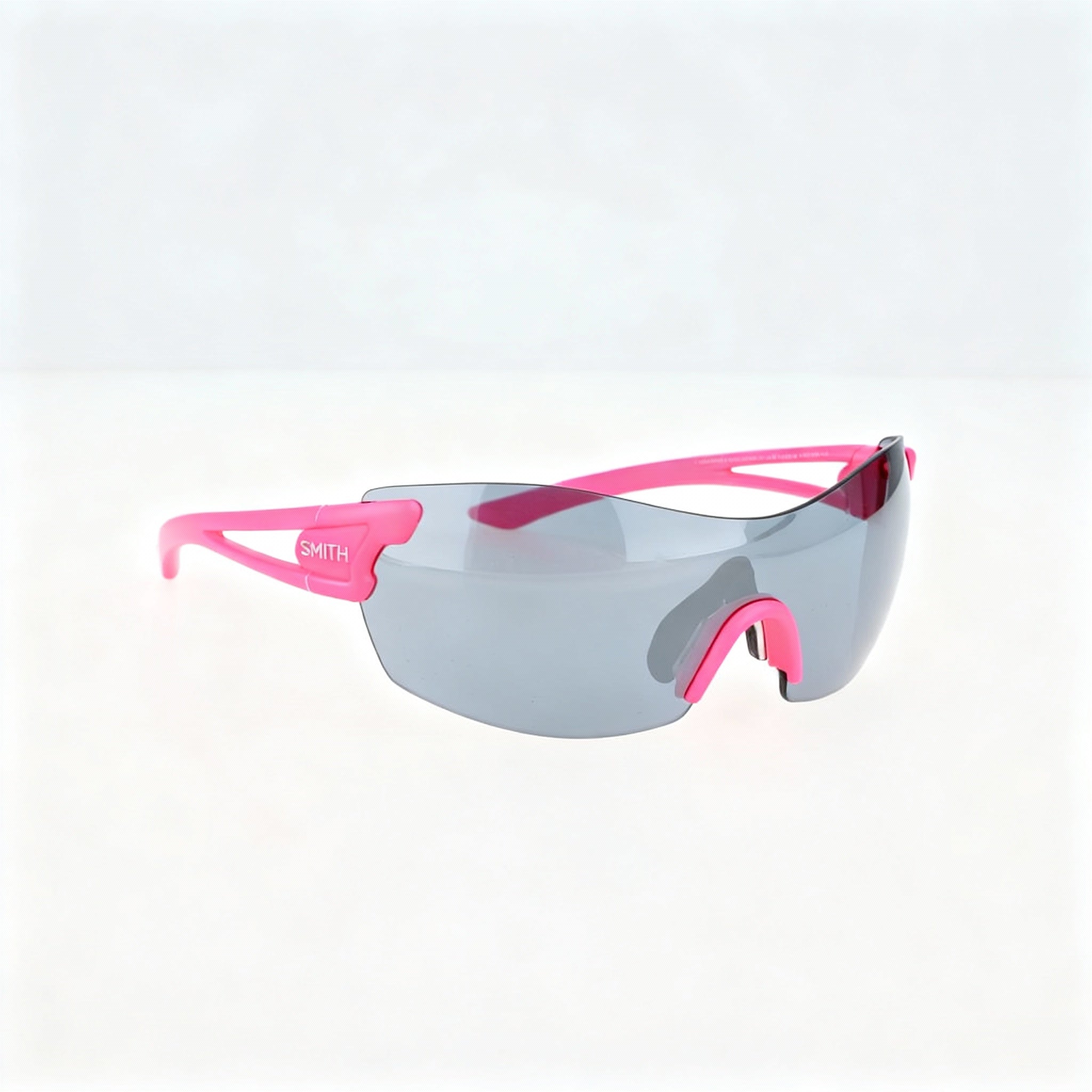 SMITH Pivlock Asana Women's Pink Fluorescent Titanium Anti-Reflective Non-Polarized Silver Lens Sunglasses 99mm, Photo 3