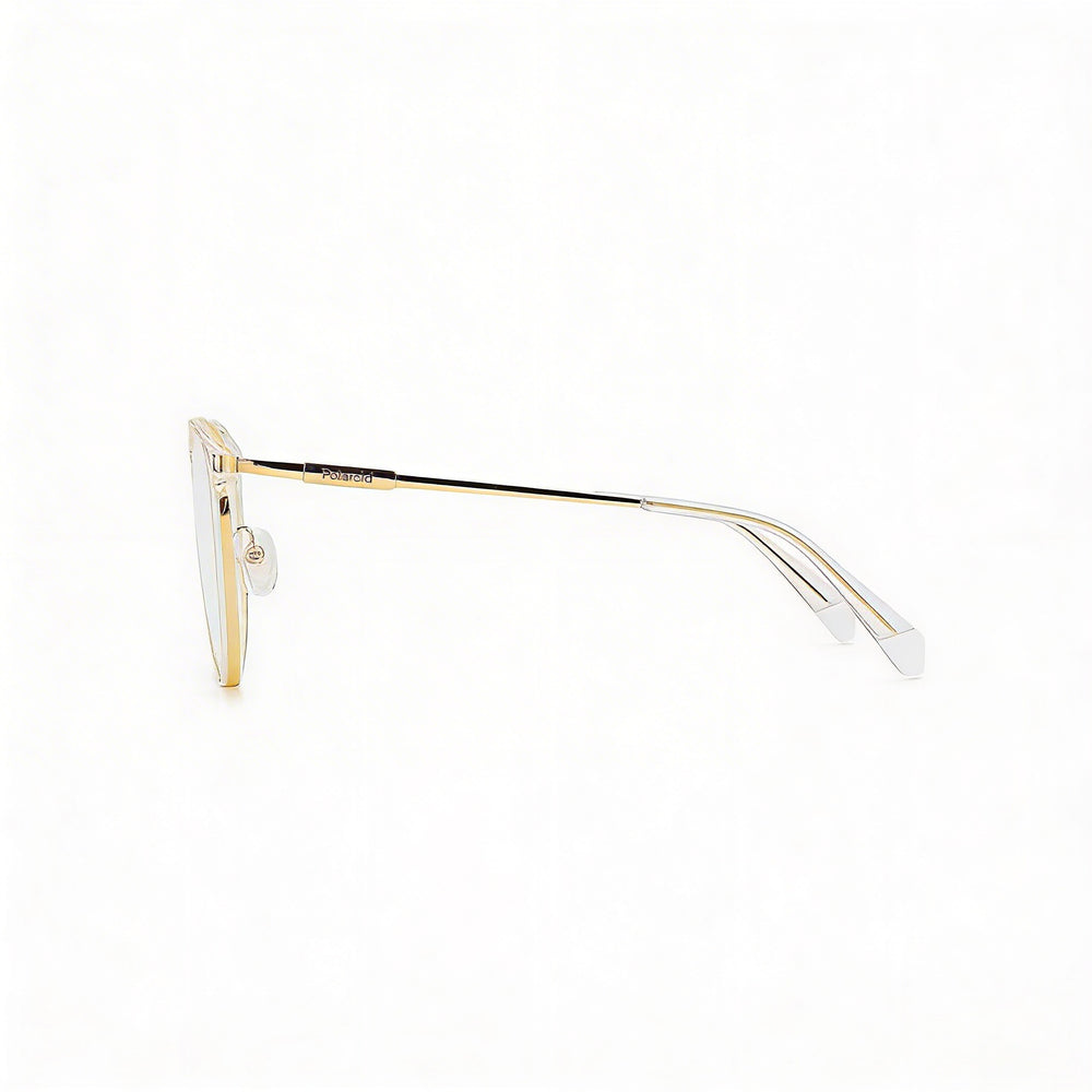 Gafas ópticas Polaroid Pld D439/G para mujer, montura inyectada en dorado cristal, ancho de lente de 52 mm