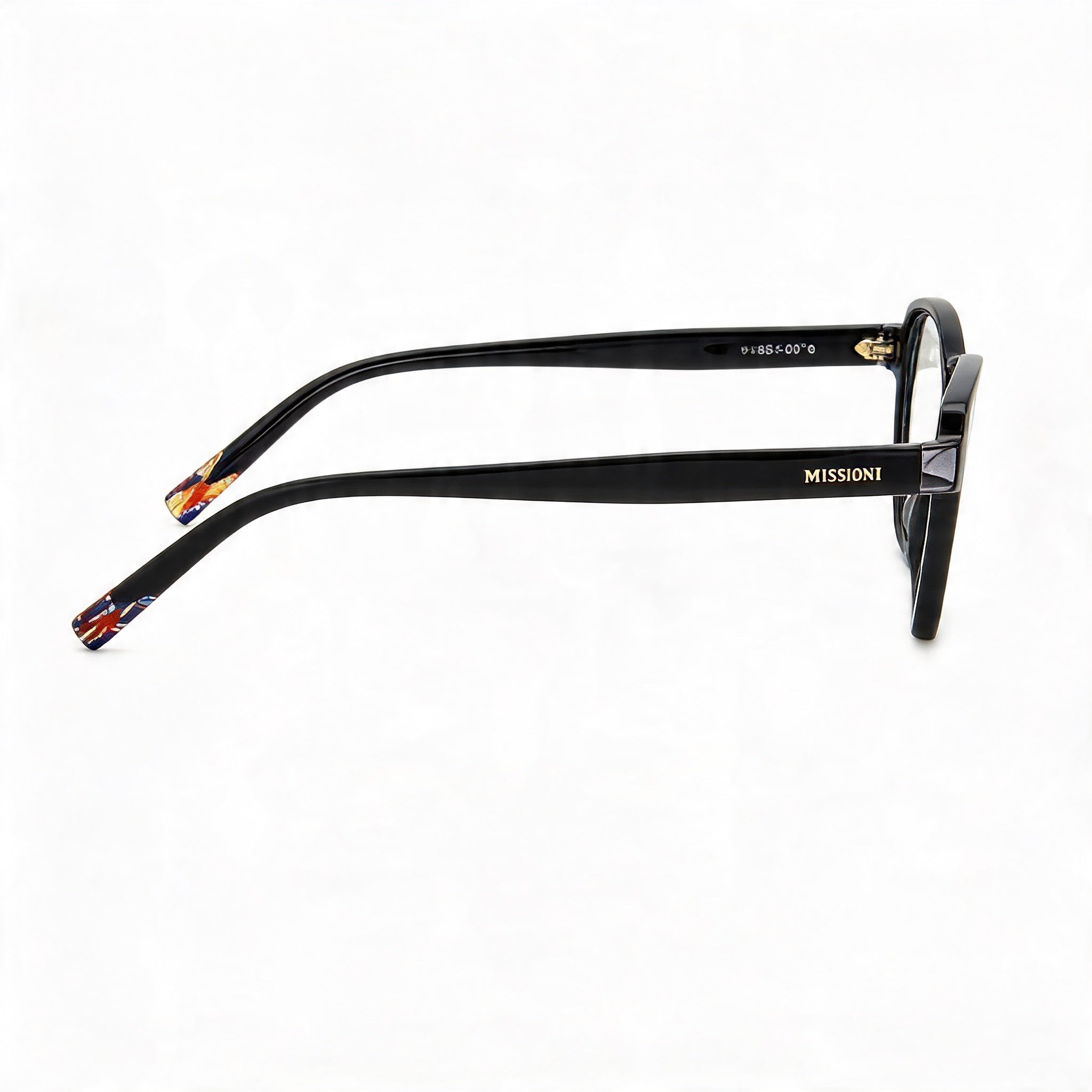 M Missoni Mis 0134 Women's Non-Polarized Sunglasses with Black Plastic Frame and Polycarbonate Lenses 52mm, Photo 3