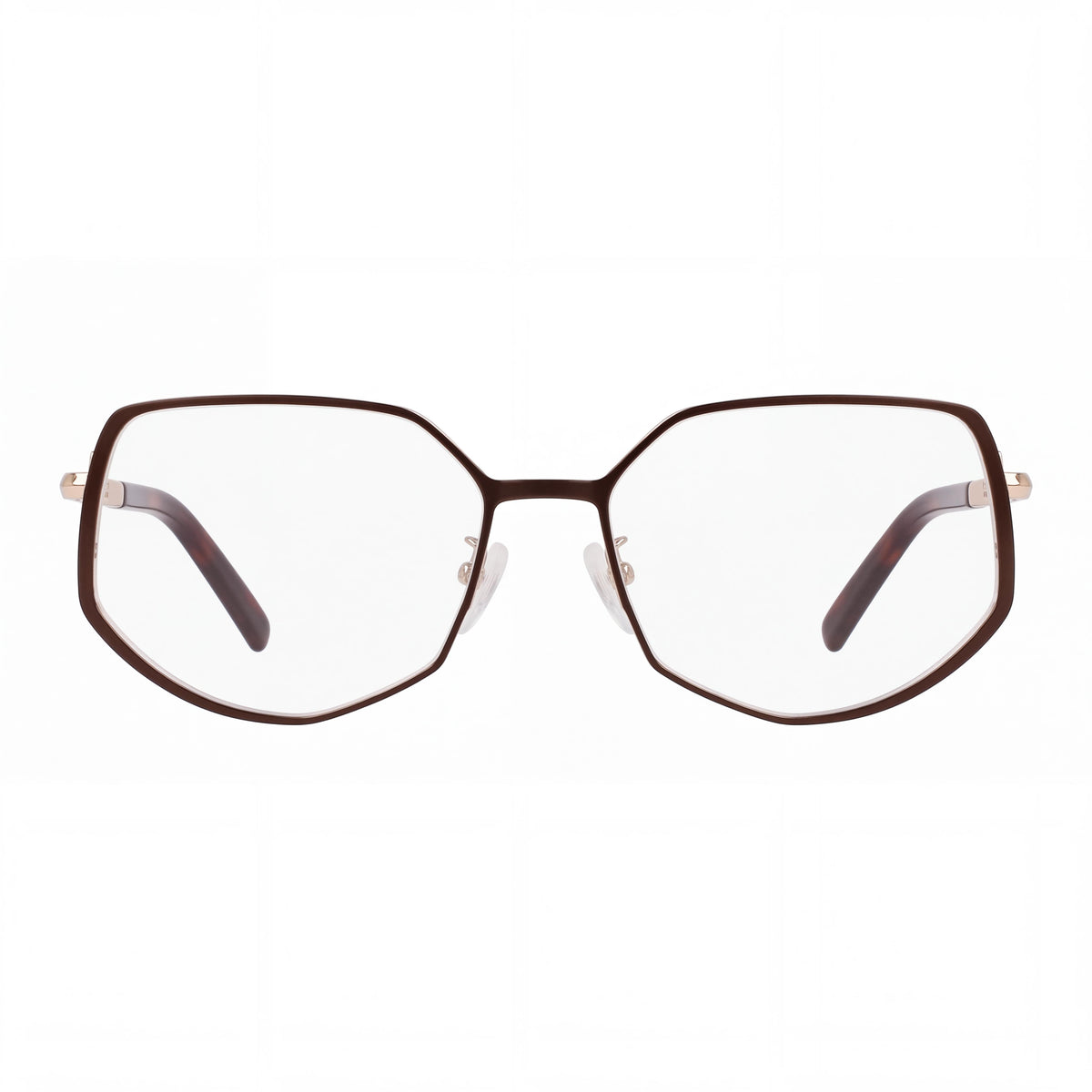 Gafas de uso diario para mujer MCM WORLDWIDE MW5015-H con montura en rosa claro mate, material negro y lentes en rosa mate, Photo 2
