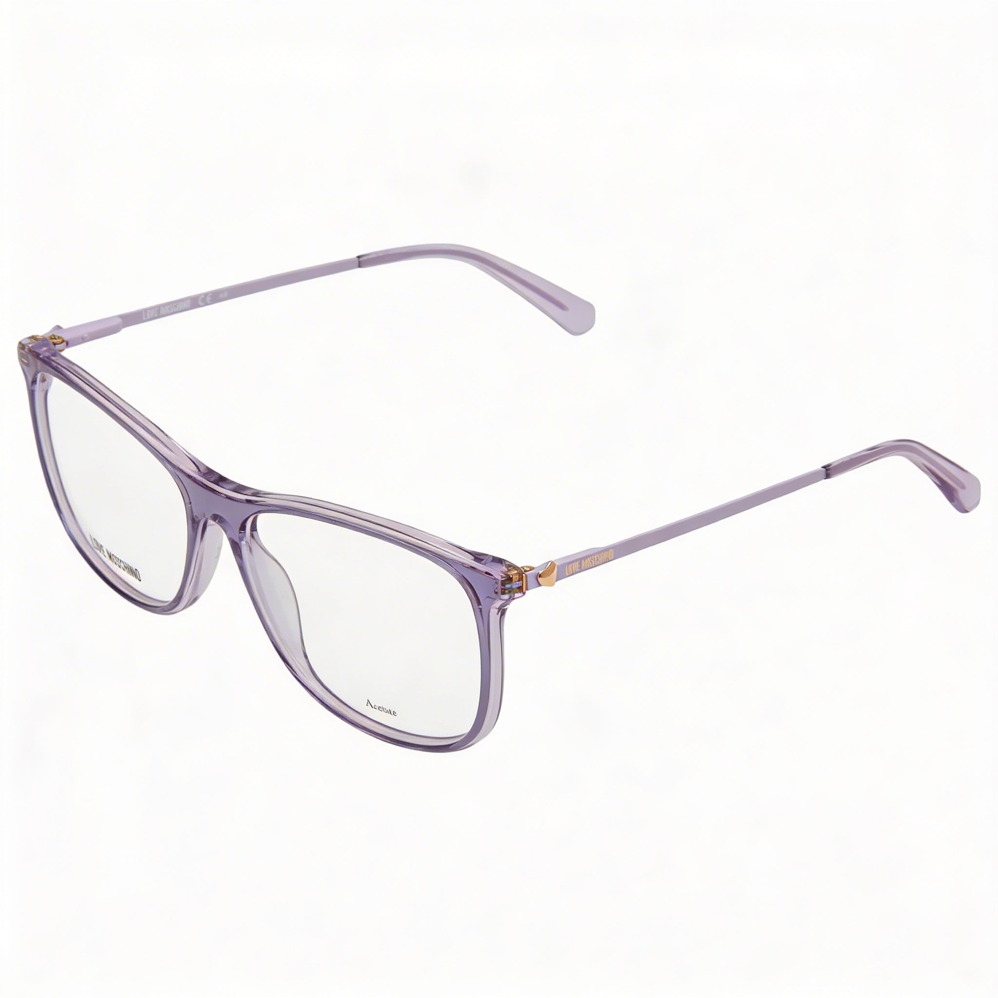 Gafas de Sol Love Moschino Modernas de Acetato Violeta Lila para Mujer de 55 mm, Photo 3