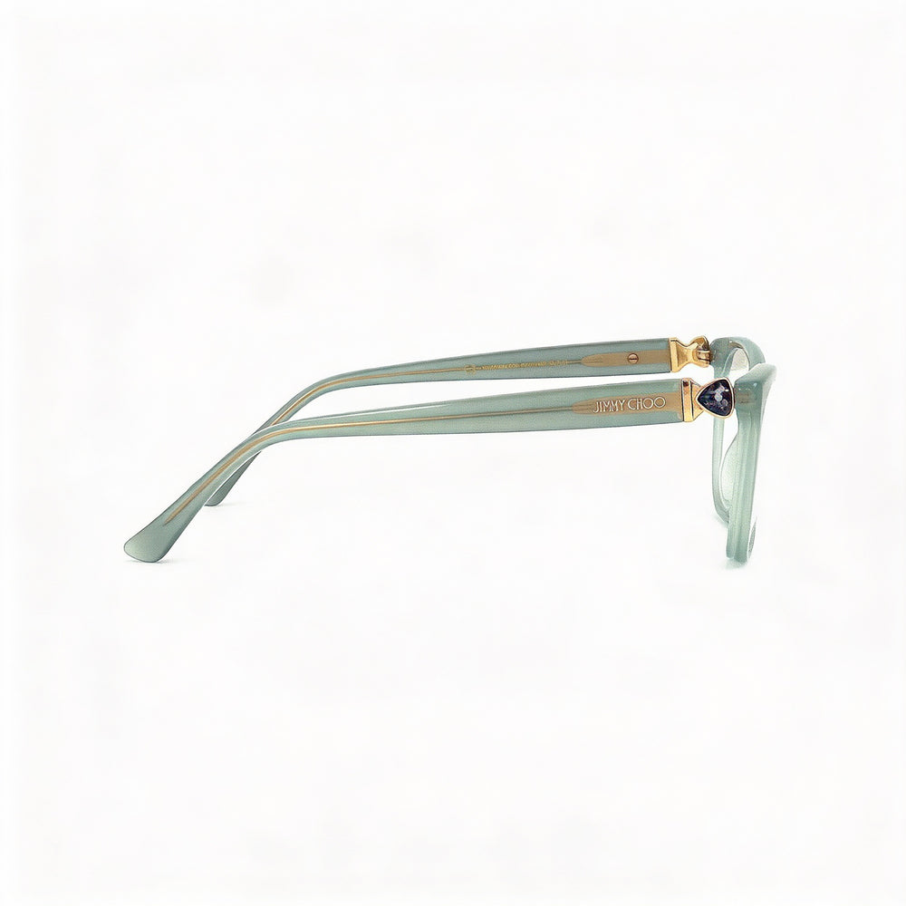 Gafas de acetato modernas para mujer JIMMY CHOO con lentes de demostración de 54-17 mm