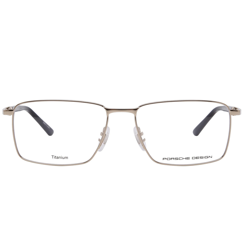 Porsche Design P8729 Modern Women's Gold Black Titanium Non-polarised Transparent Lens Sunglasses 55mm