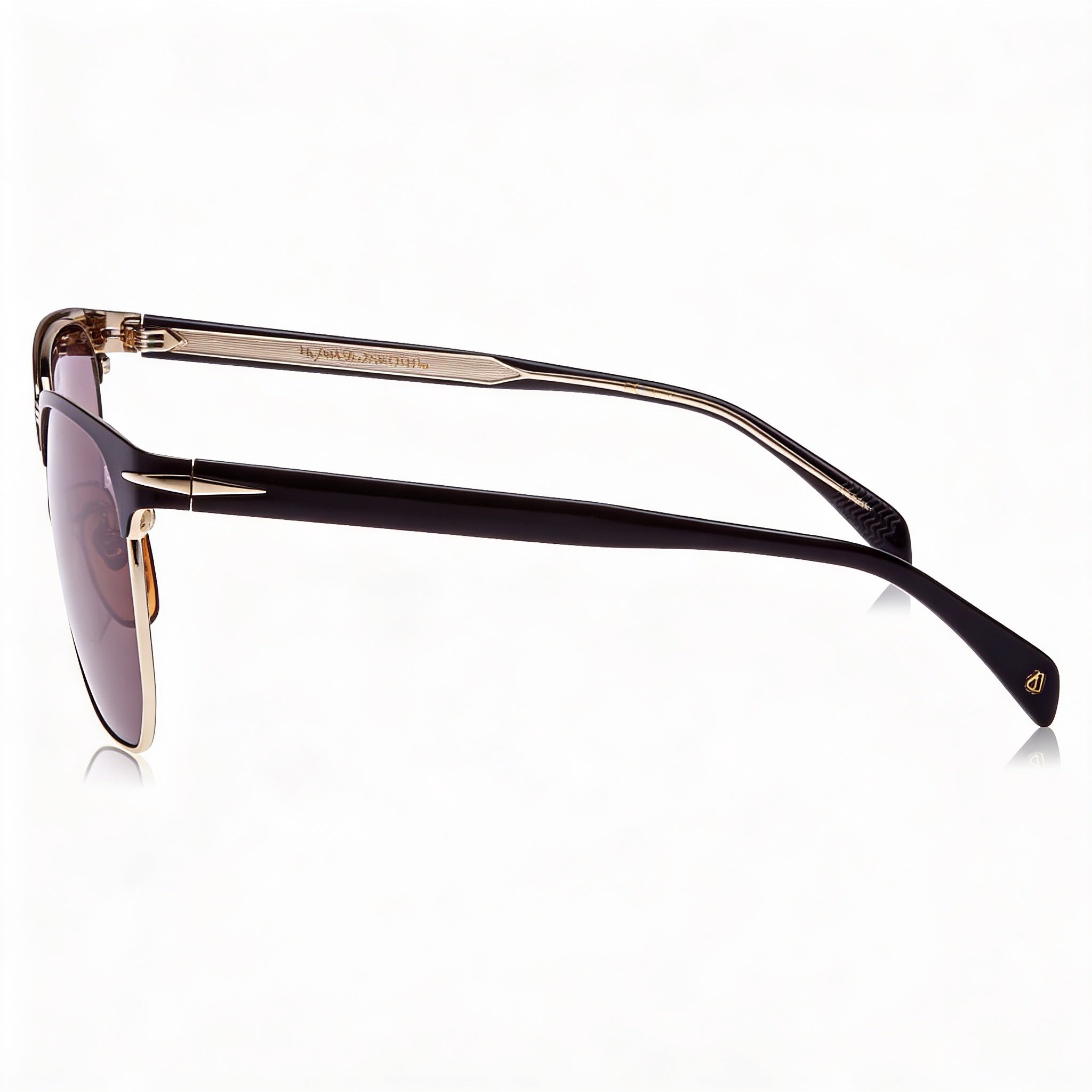 Gafas David Beckham Db 7057/F/S unisex de acero de aleación, montura negra, negro mate y dorado, no polarizadas, 56 mm, Photo 2