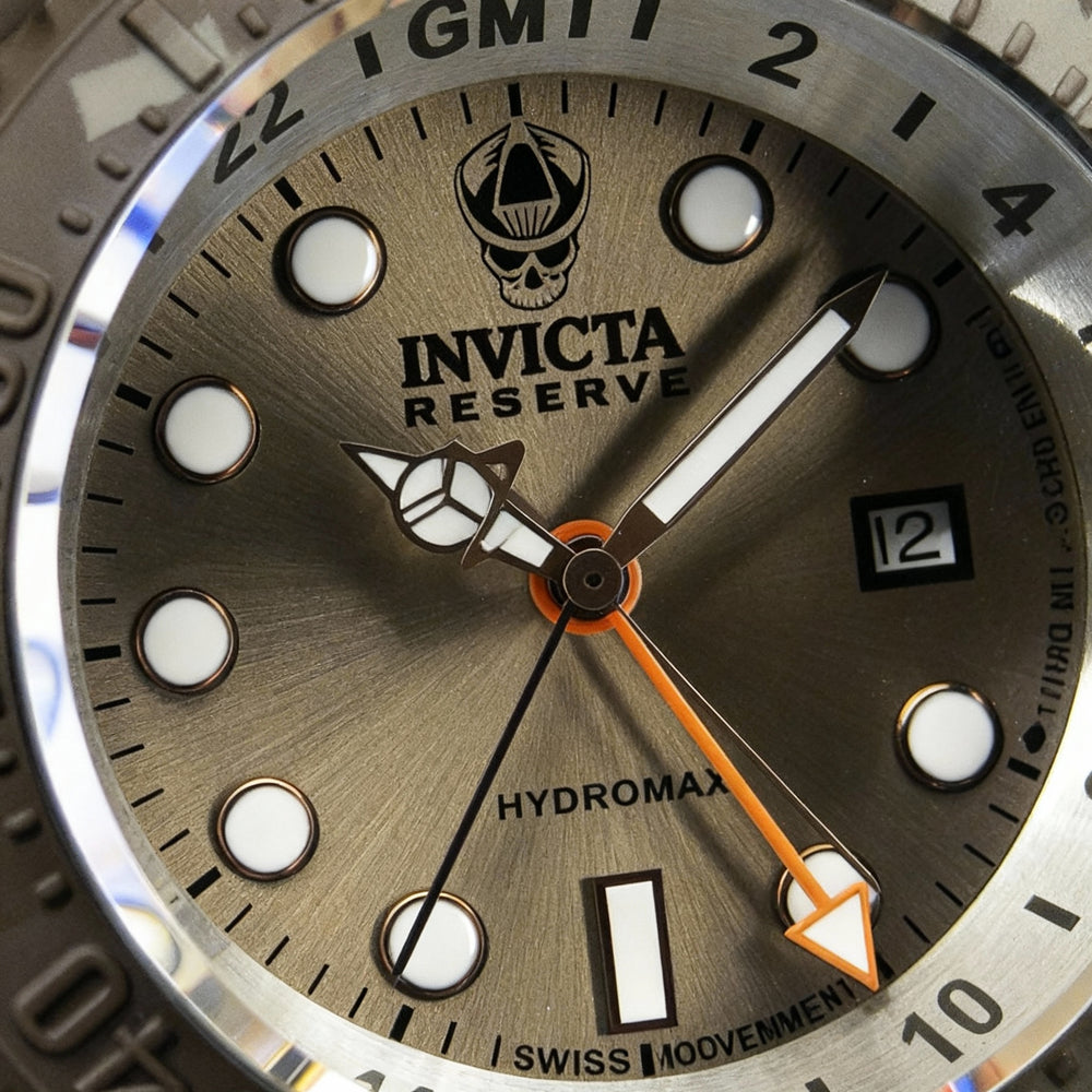 Reloj Invicta Classic Aqua Plating de acero inoxidable para hombre, resistente al agua hasta 1000 m, cristal de zafiro, 52 mm