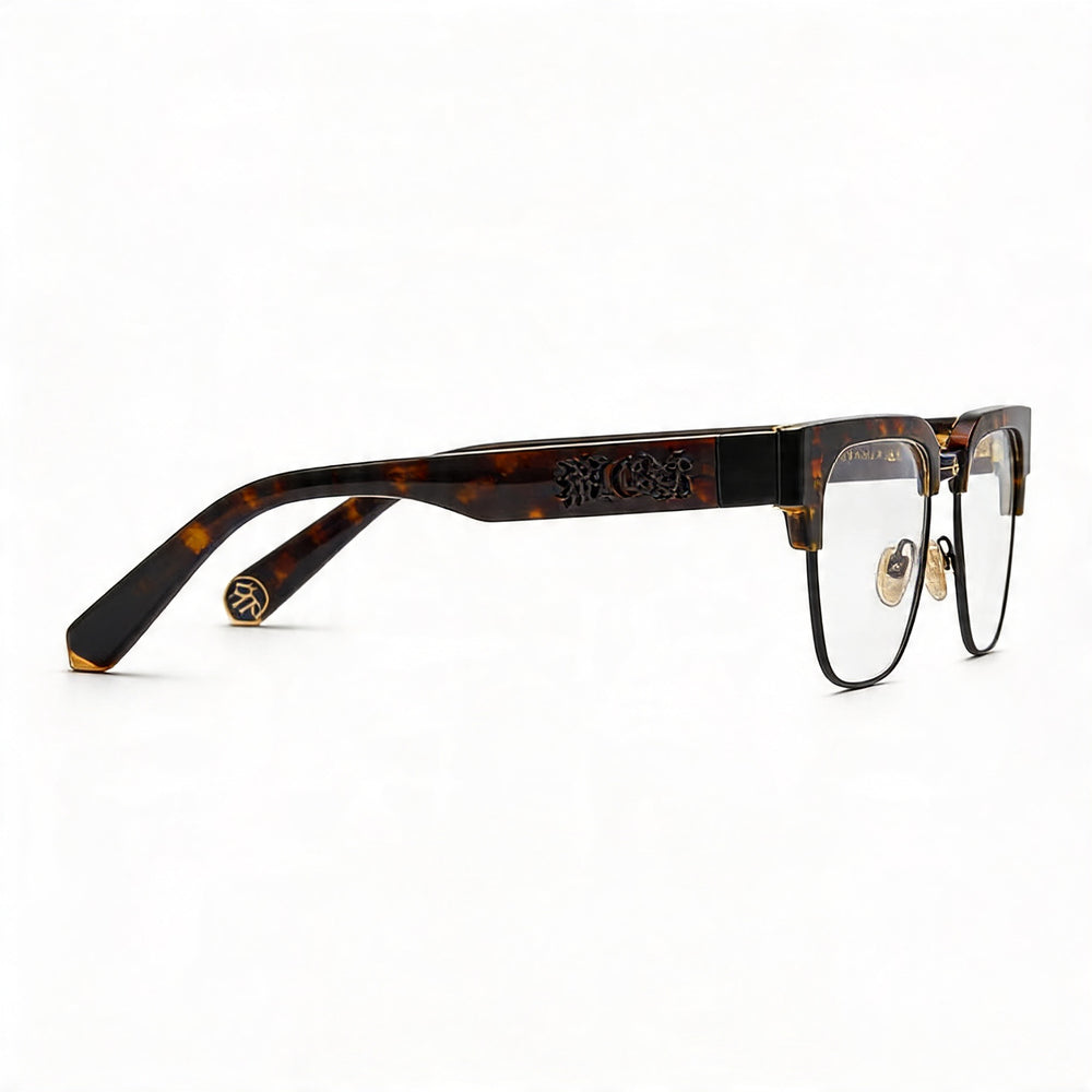 Philipp Plein Vpp113m Men's Matt Black Optical Eyeglasses with Plastic Lenses and a 53mm Lens Width
