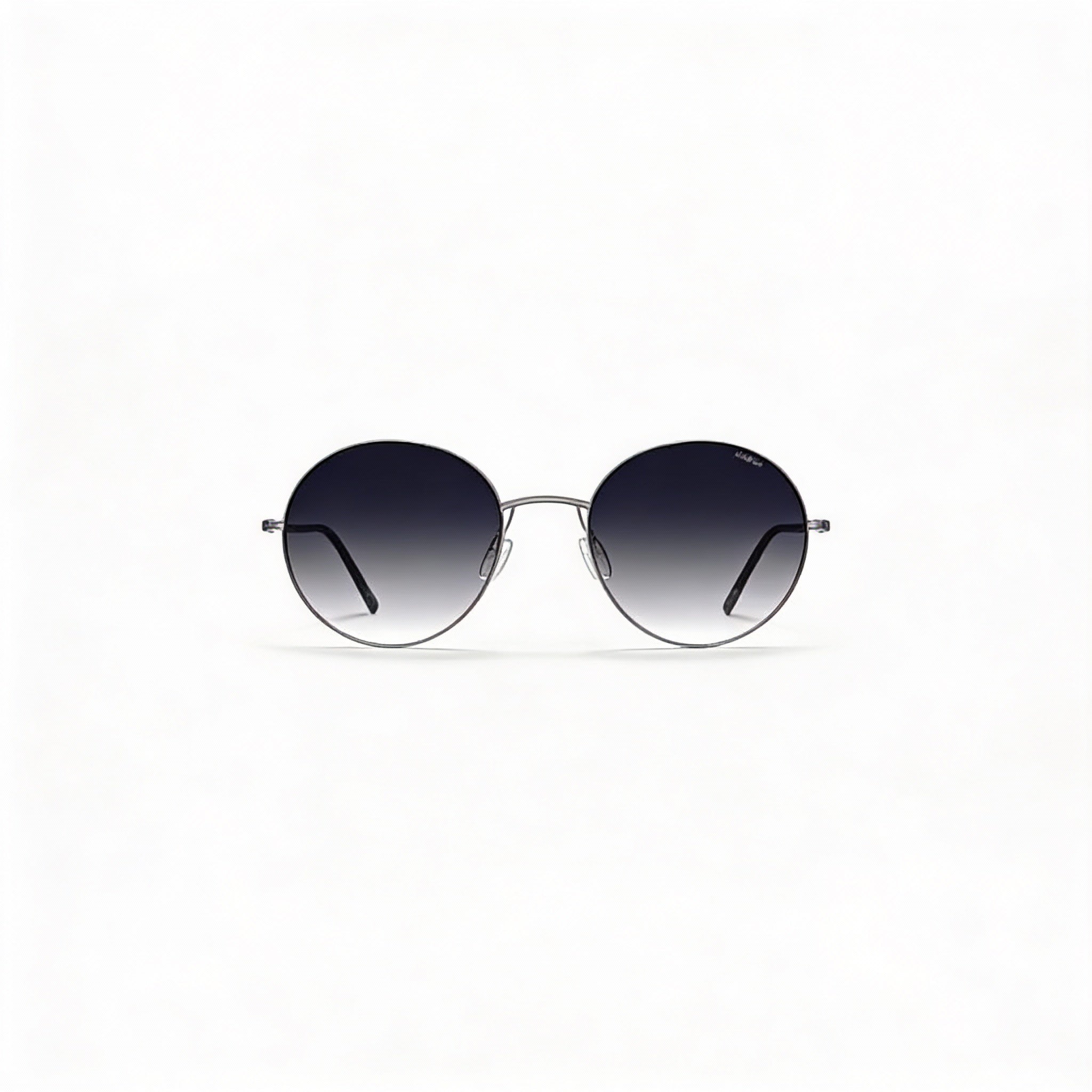 Silhouette Casual Unisex Metal Sunglasses with Classic Grey Gradient Frame and Silver Lenses 52-19-140mm, Photo 3