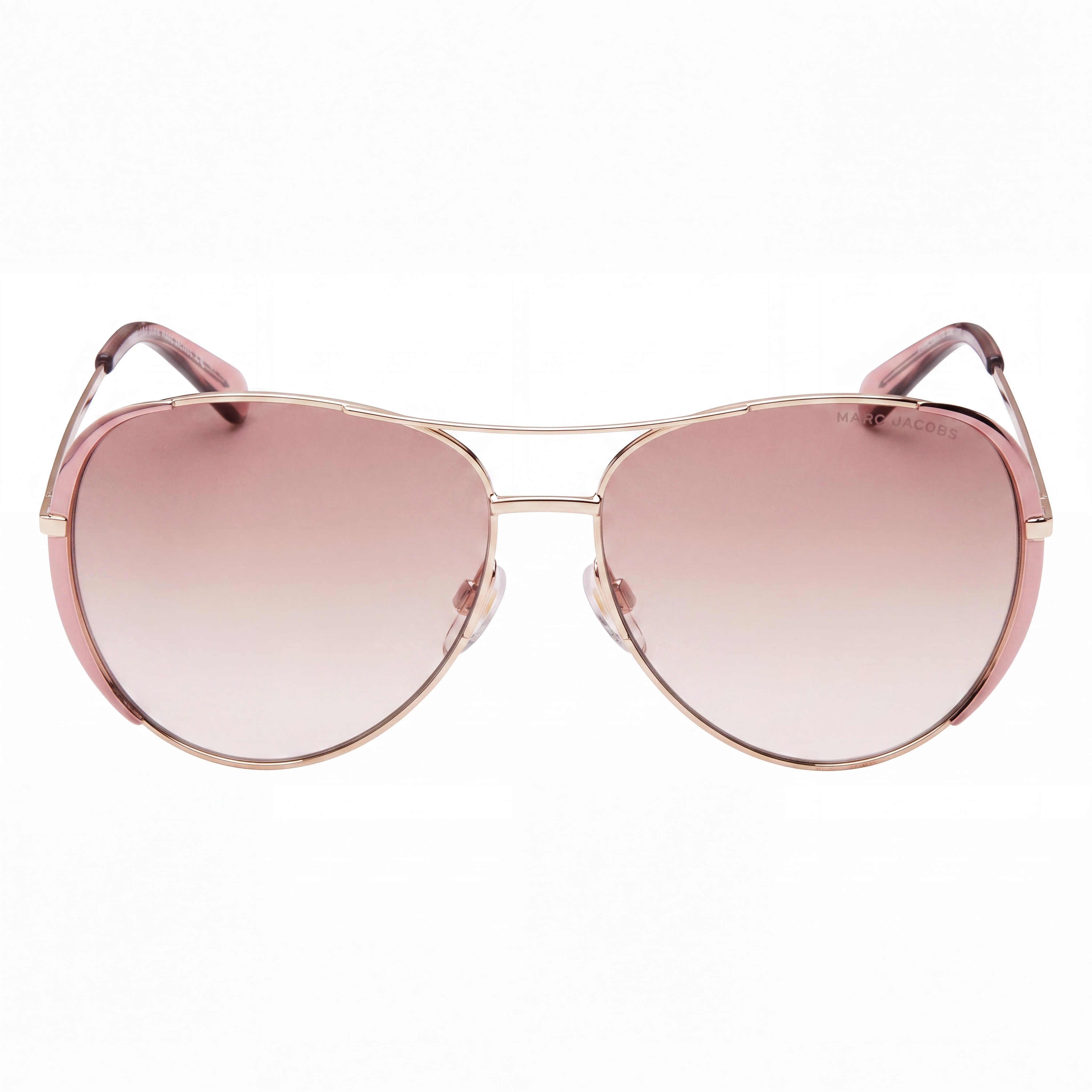 Marc Jacobs MARC 686/S Women's Gold Burgundy Acetate Frame Sunglasses with UV 400 Protection, 59mm Lens Width, Photo 2