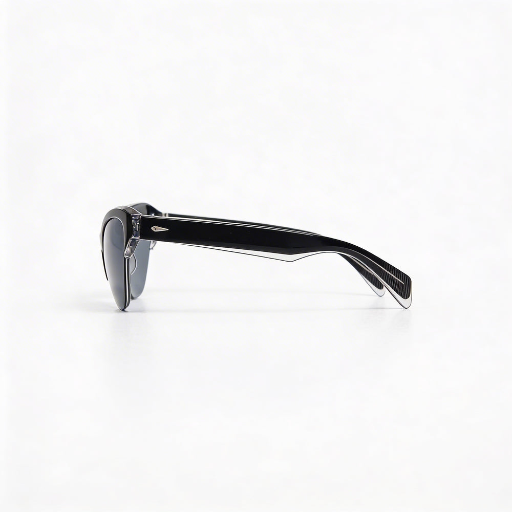 Gafas de sol con montura de plástico gris y negro para mujer de Rag & Bone Modern Heritage de 61 mm