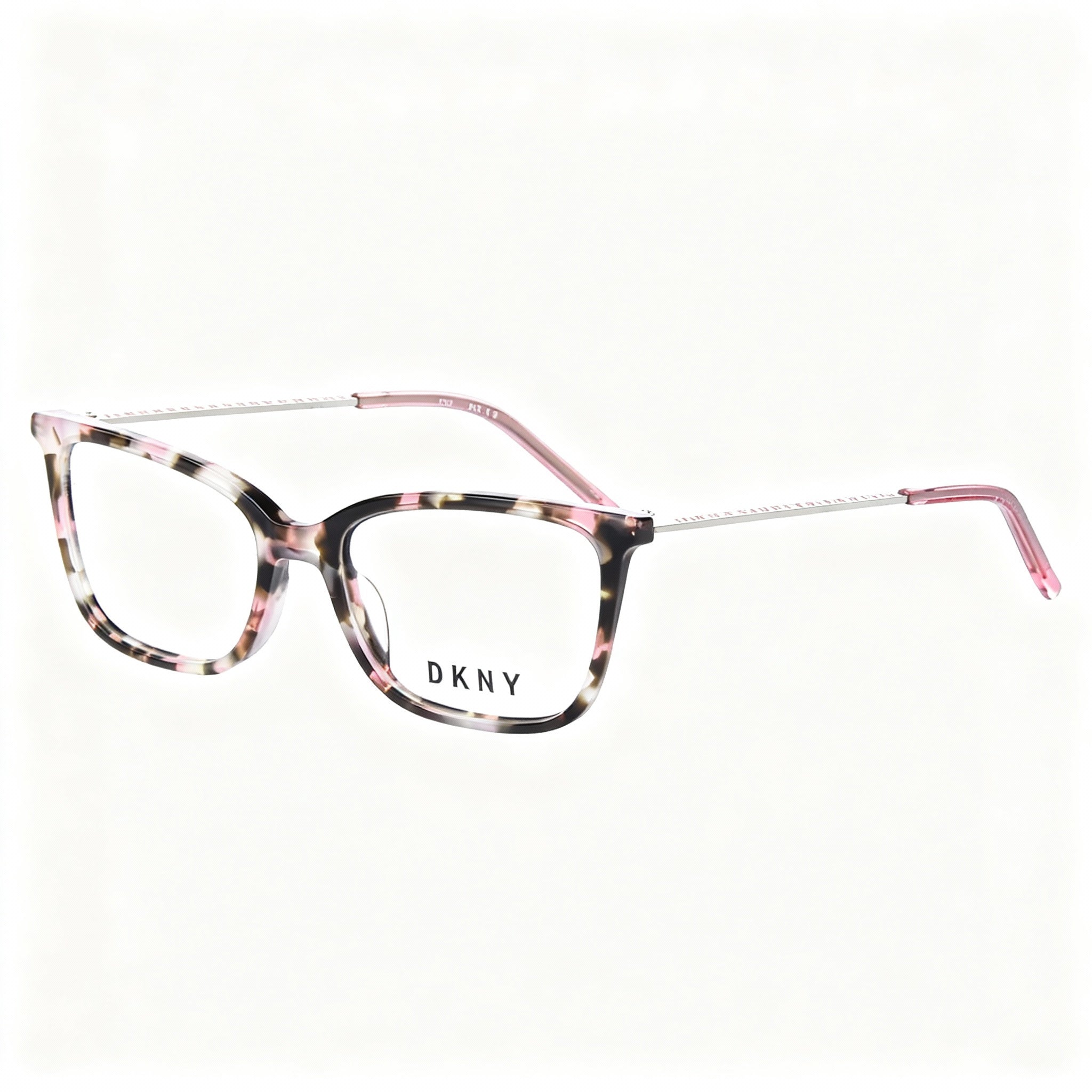 DKNY Dk7008 Unisex Pink Tortoise Alloy Steel Frame Non-Polarized Polycarbonate UV Protection Eyeglasses 52mm, Photo 3