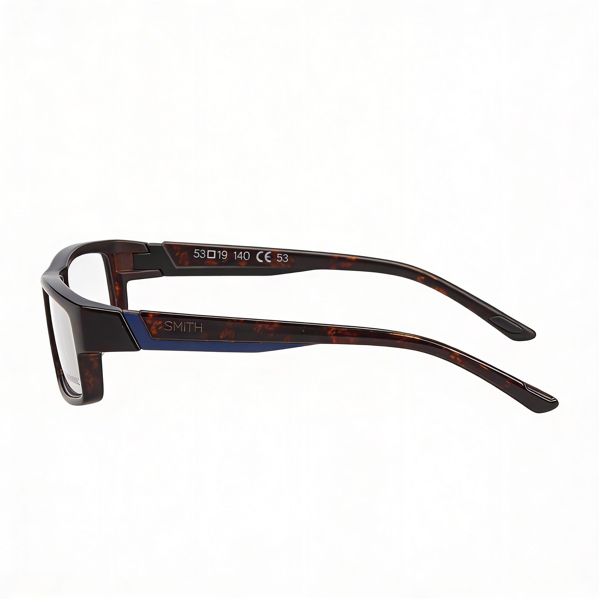 Smith MVC 53 Men's Vintage Tortoise Blue Plastic Frame Clear Non- Eyeglasses 53mm, Photo 3
