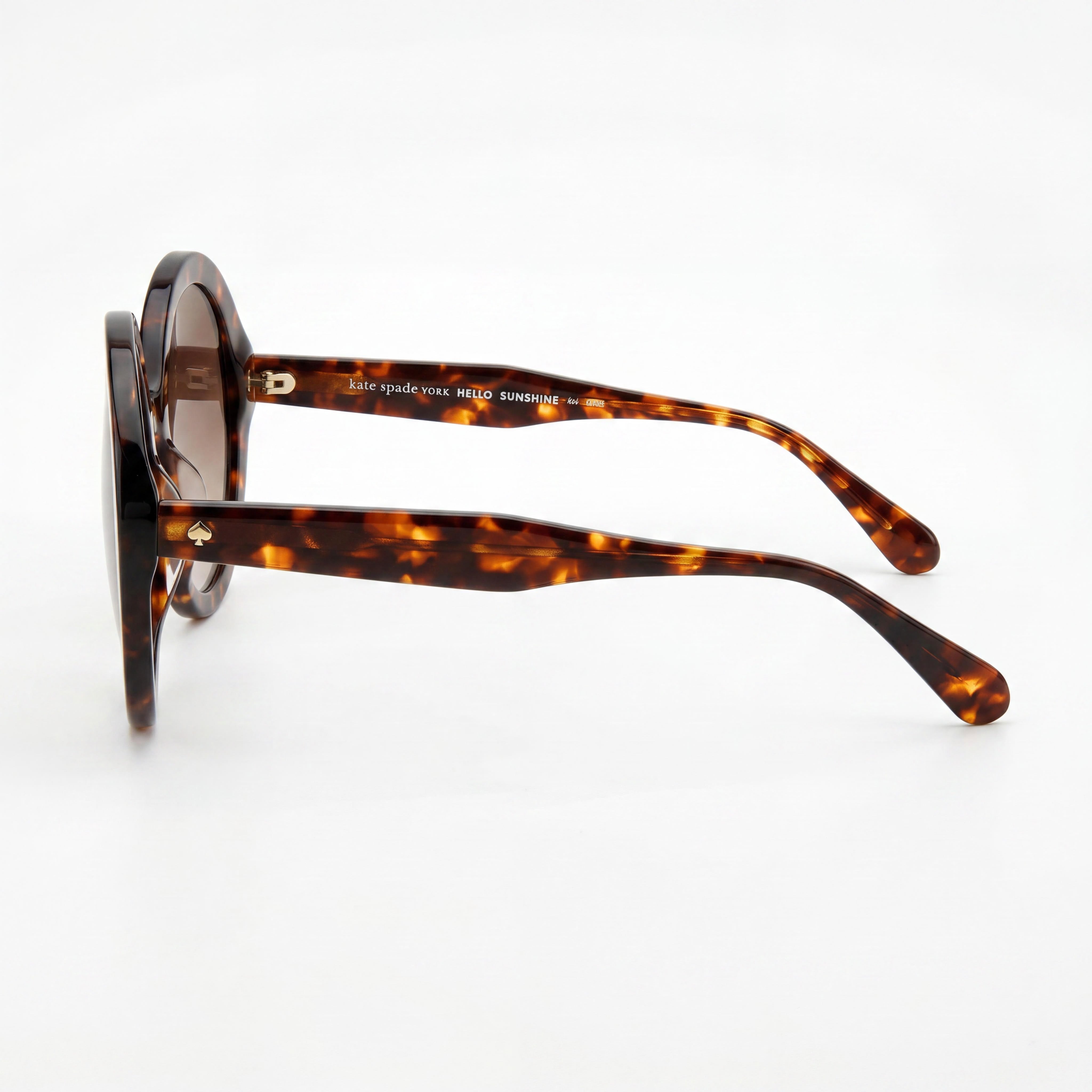 kate spade new york ZYA/G/S Seasonal Women's Havana Acetate Frame Polycarbonate Lens UV Protection Sunglasses 55mm, Photo 3