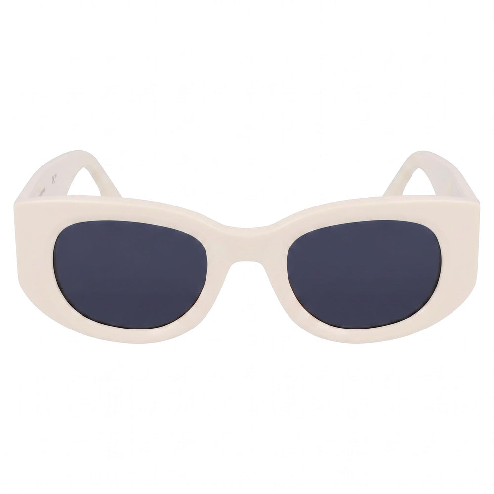 Victoria Beckham Modern Women's Acetate Ivory Sunglasses with Polycarbonate Lenses and 82-92% UV Protection 50mm