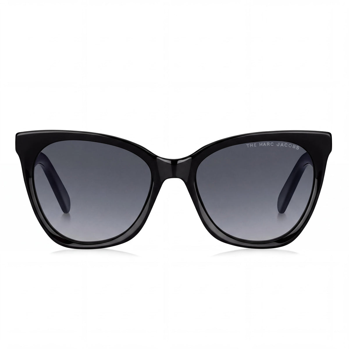 Gafas de sol Marc Jacobs 500/S para mujer, de acetato negro con forma de mariposa, lentes gris oscuro degradado no polarizadas, 54 mm, Photo 2