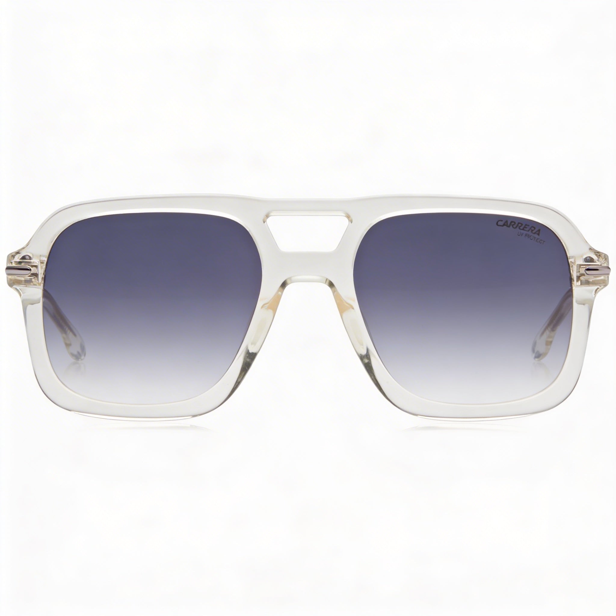 Gafas de sol Carrera de acetato amarillo cuadrado con protección UV y lentes verdes degradadas para hombre 317/S 55 mm, Photo 3