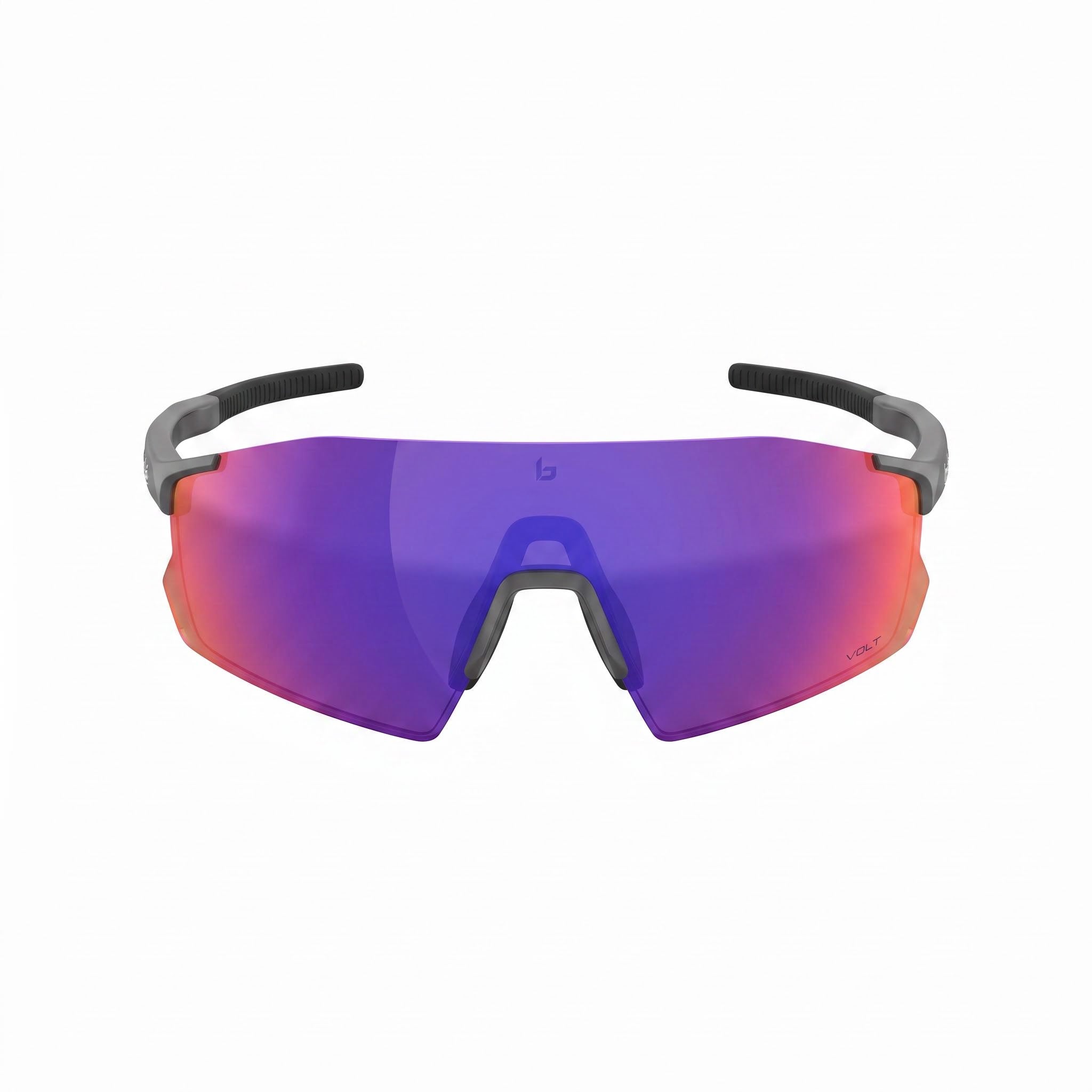 GAFAS DE SOL BOLLE Unisex-adulto Ligeras Antideslizantes Alto Contraste Policarbonato Volt Espejo Ultravioleta Titanio Gris Mate 52mm, Photo 2